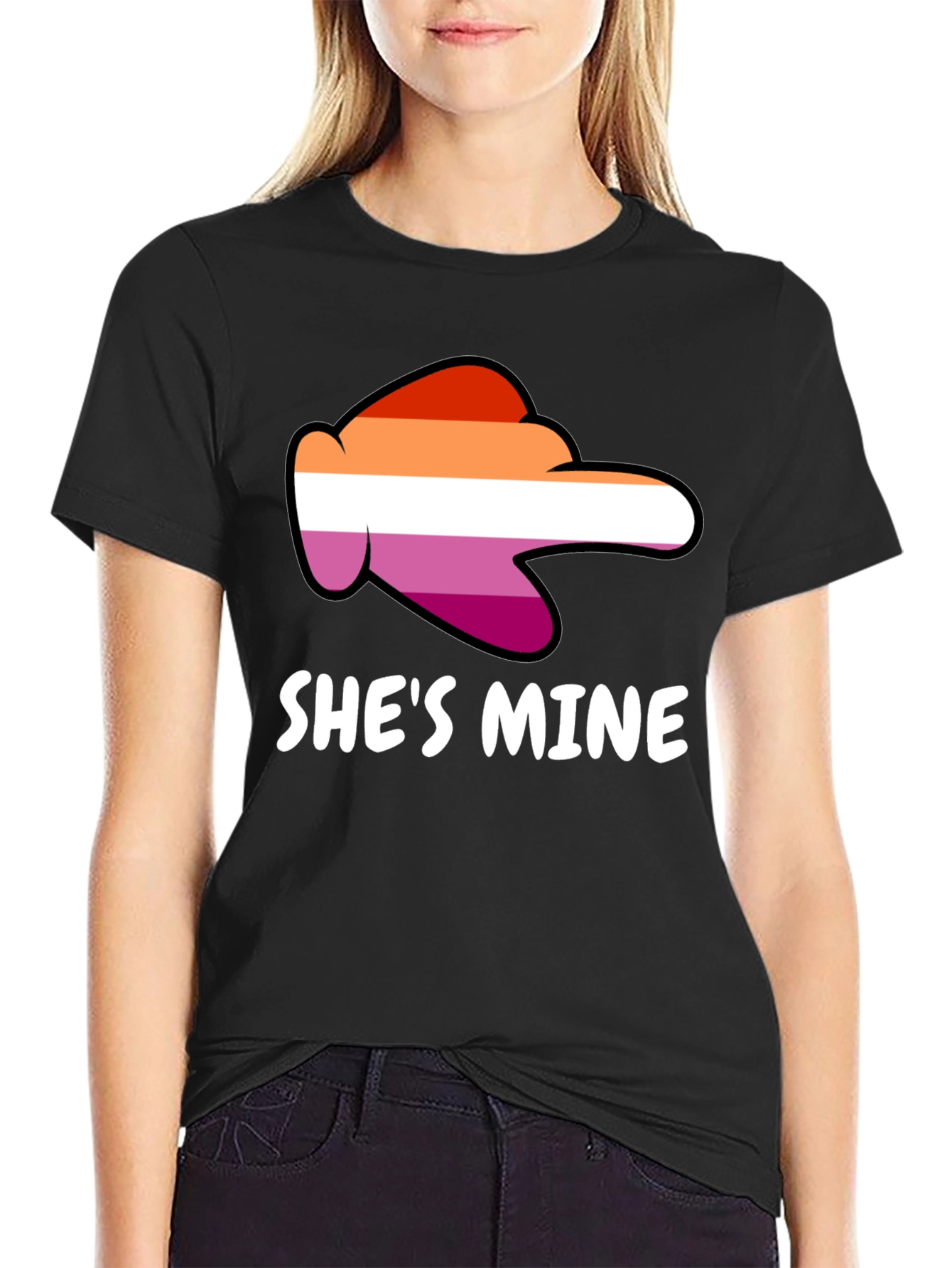Shes Mine Lesbian Pride T-Shirt