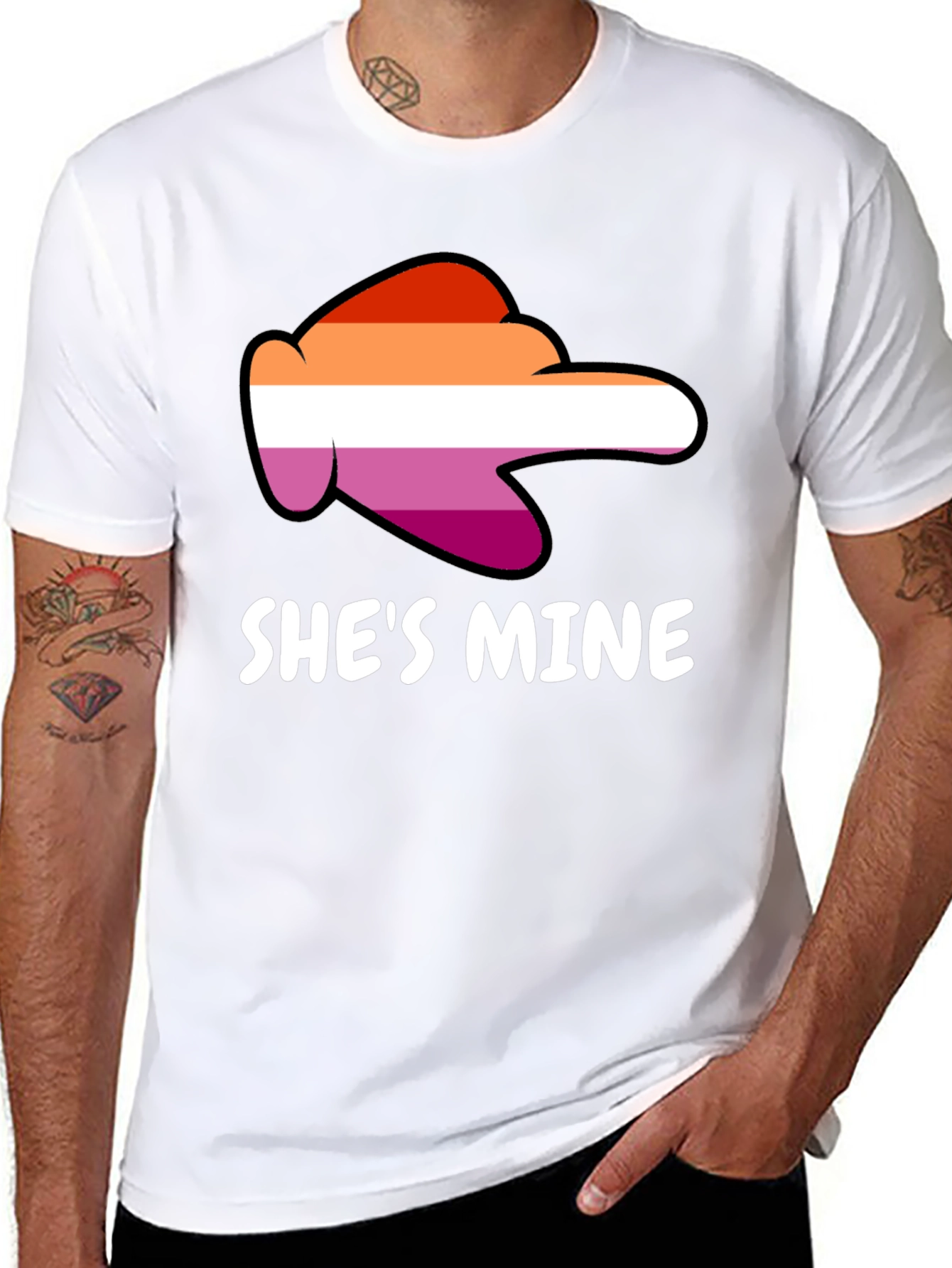 Shes Mine Lesbian Pride T-Shirt