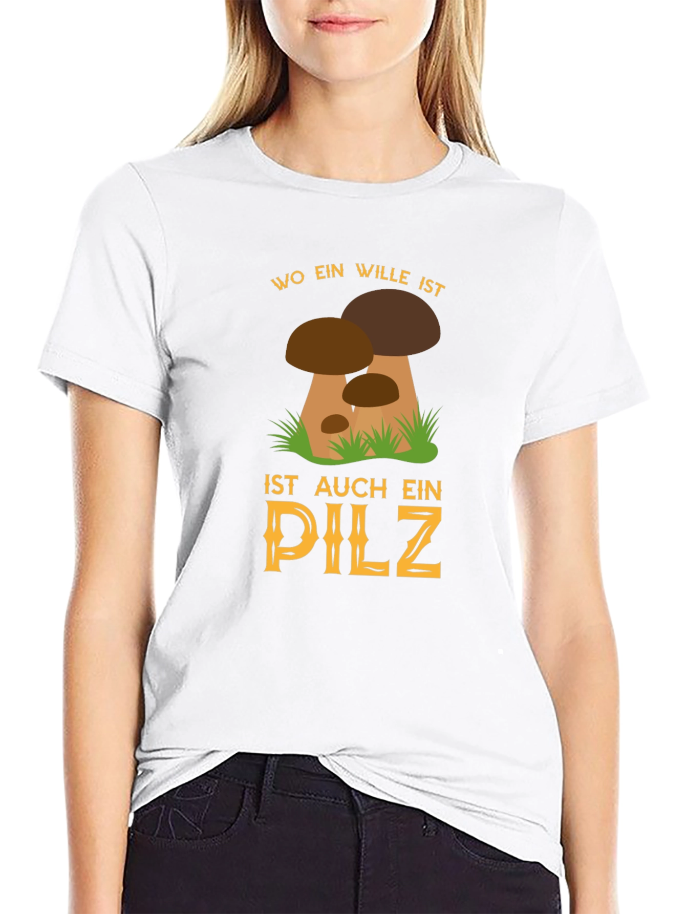 Funny Mushroom Graphic T-Shirt - Will to Find Mushrooms