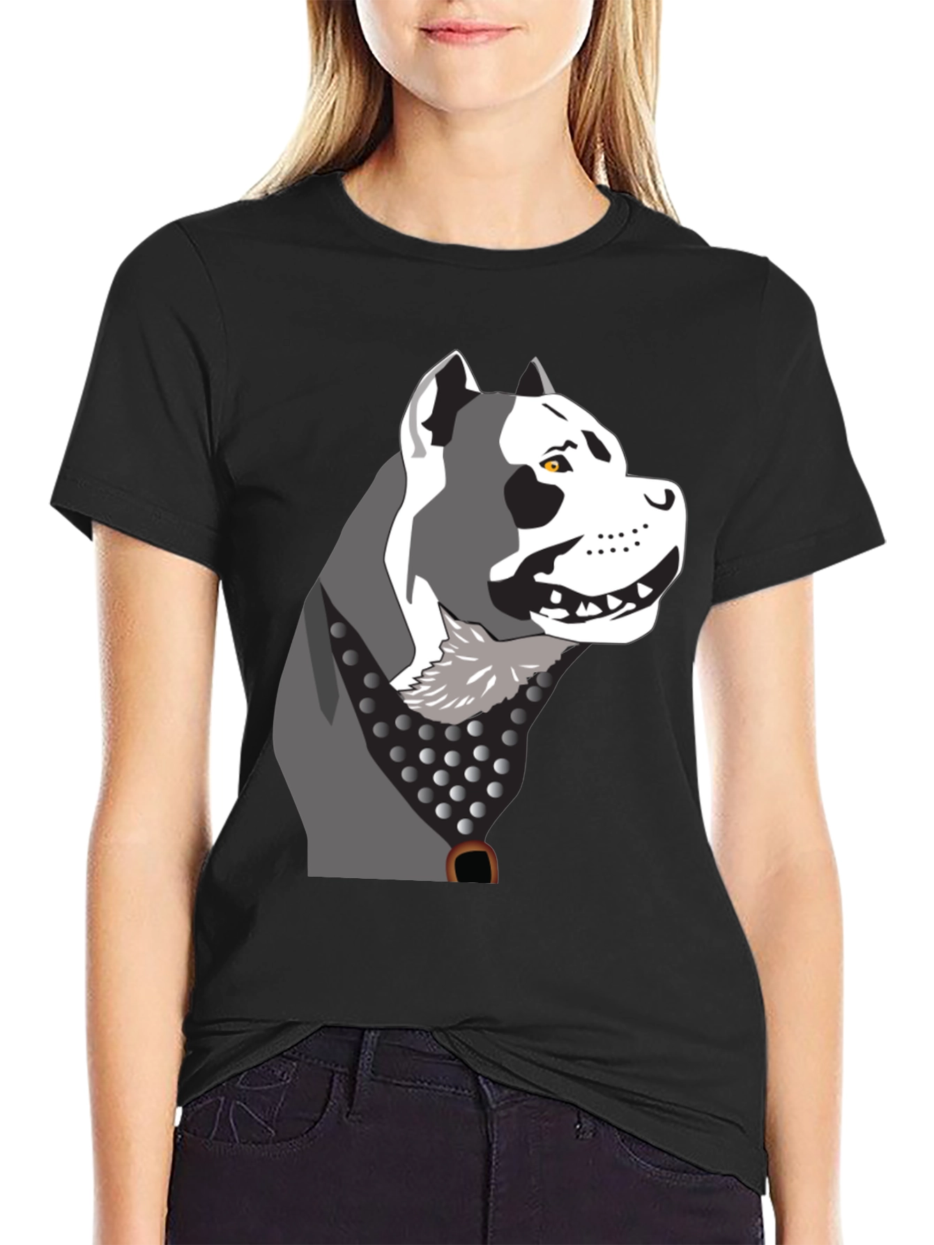 Pitbull Dog Graphic T-Shirt - Cool Pet Lover Tee