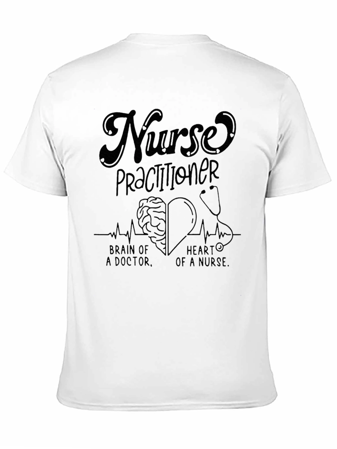 Nurse Practitioner Brain & Heart T-Shirt
