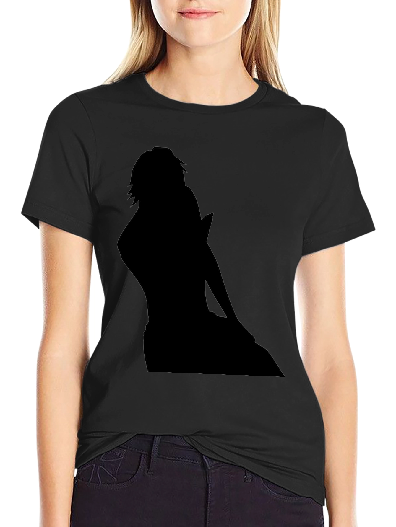 Silhouette Graphic Black T-Shirt