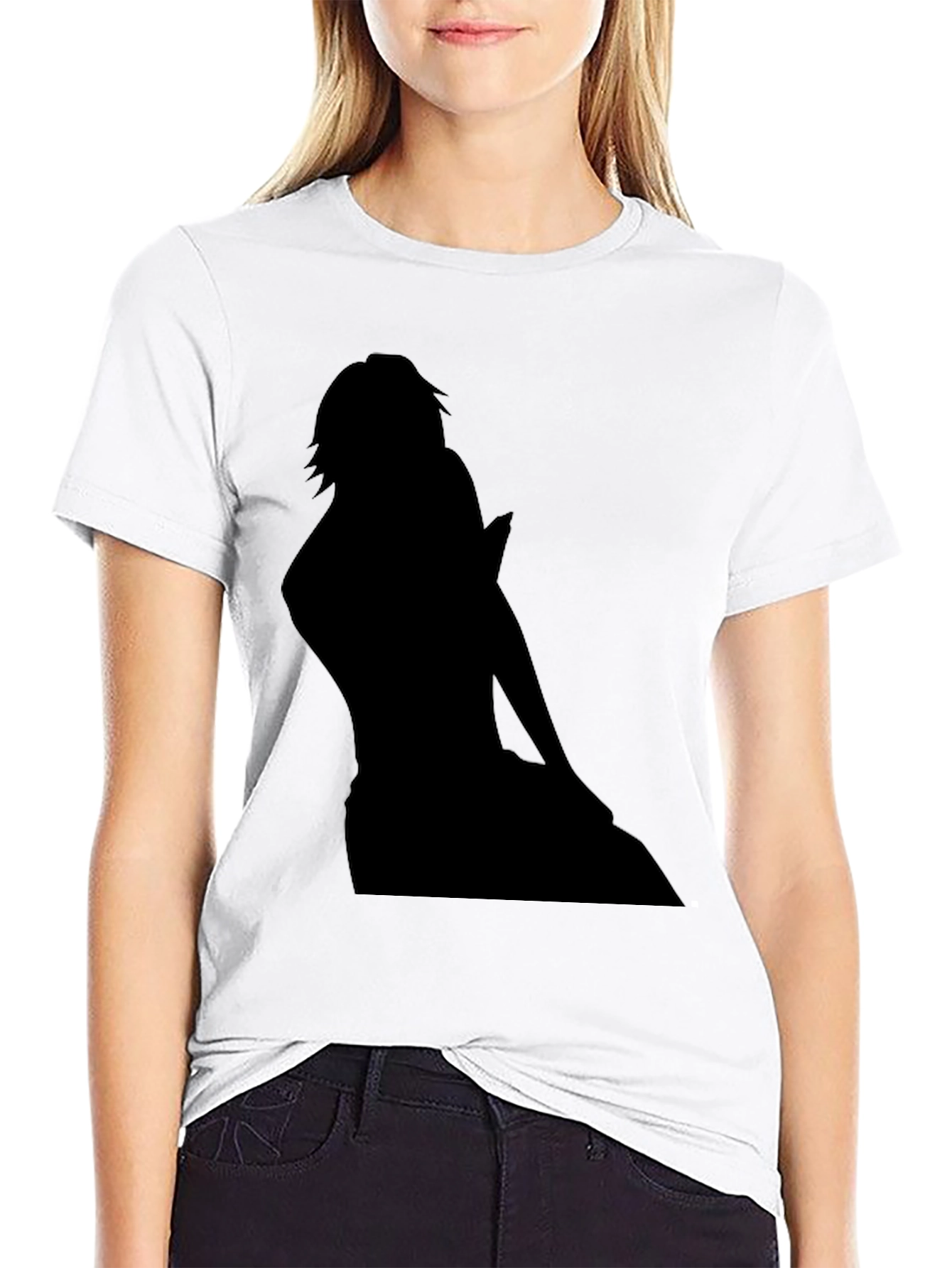 Silhouette Graphic Black T-Shirt