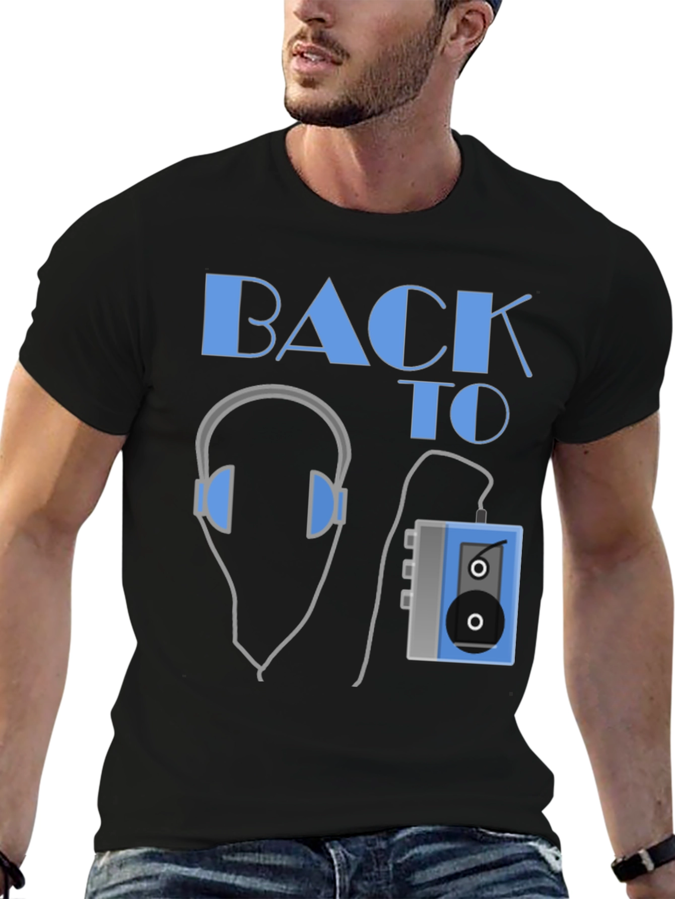 Back To The 80s Cassette Player T-Shirt
