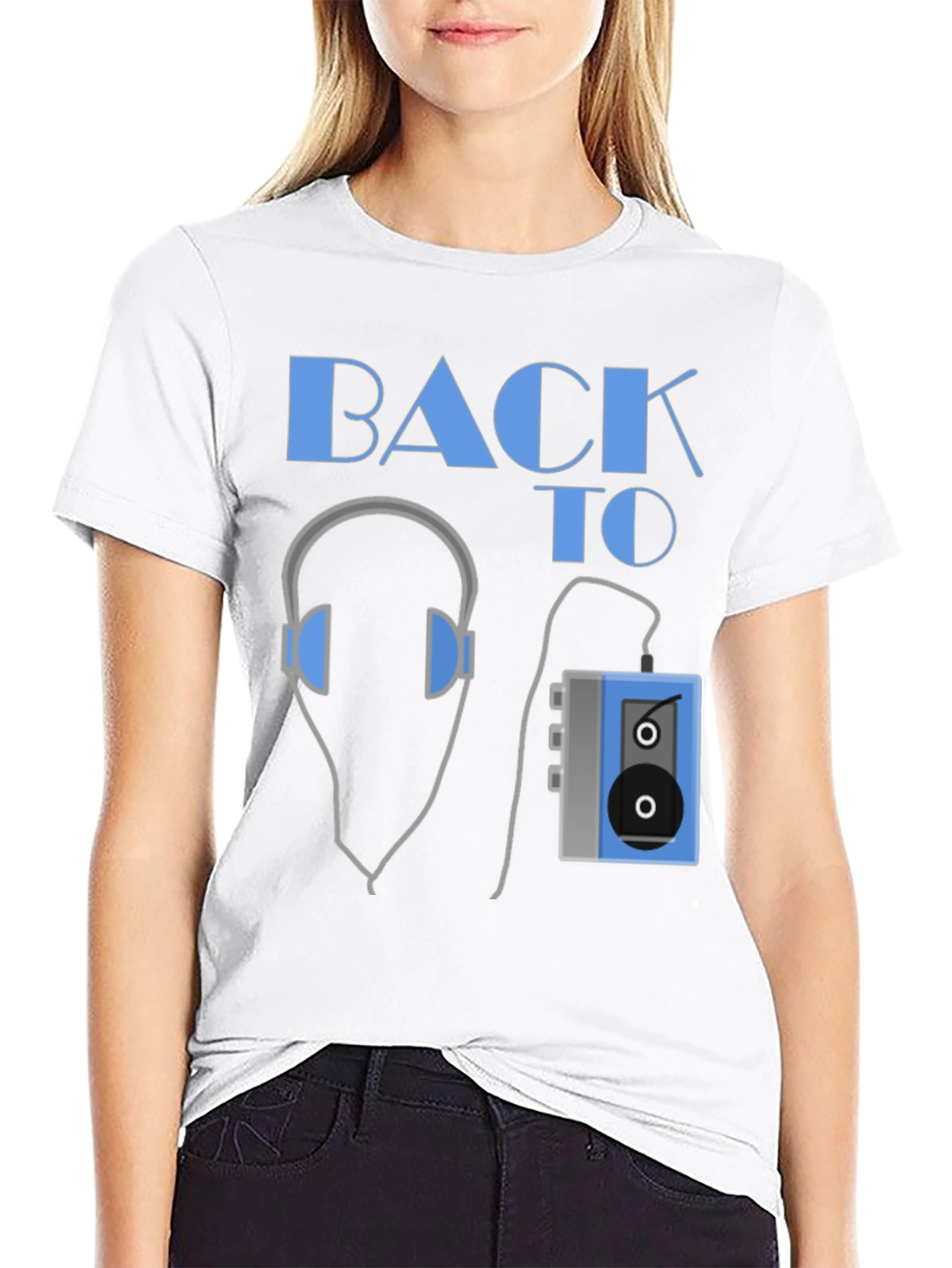 Back To The 80s Cassette Player T-Shirt