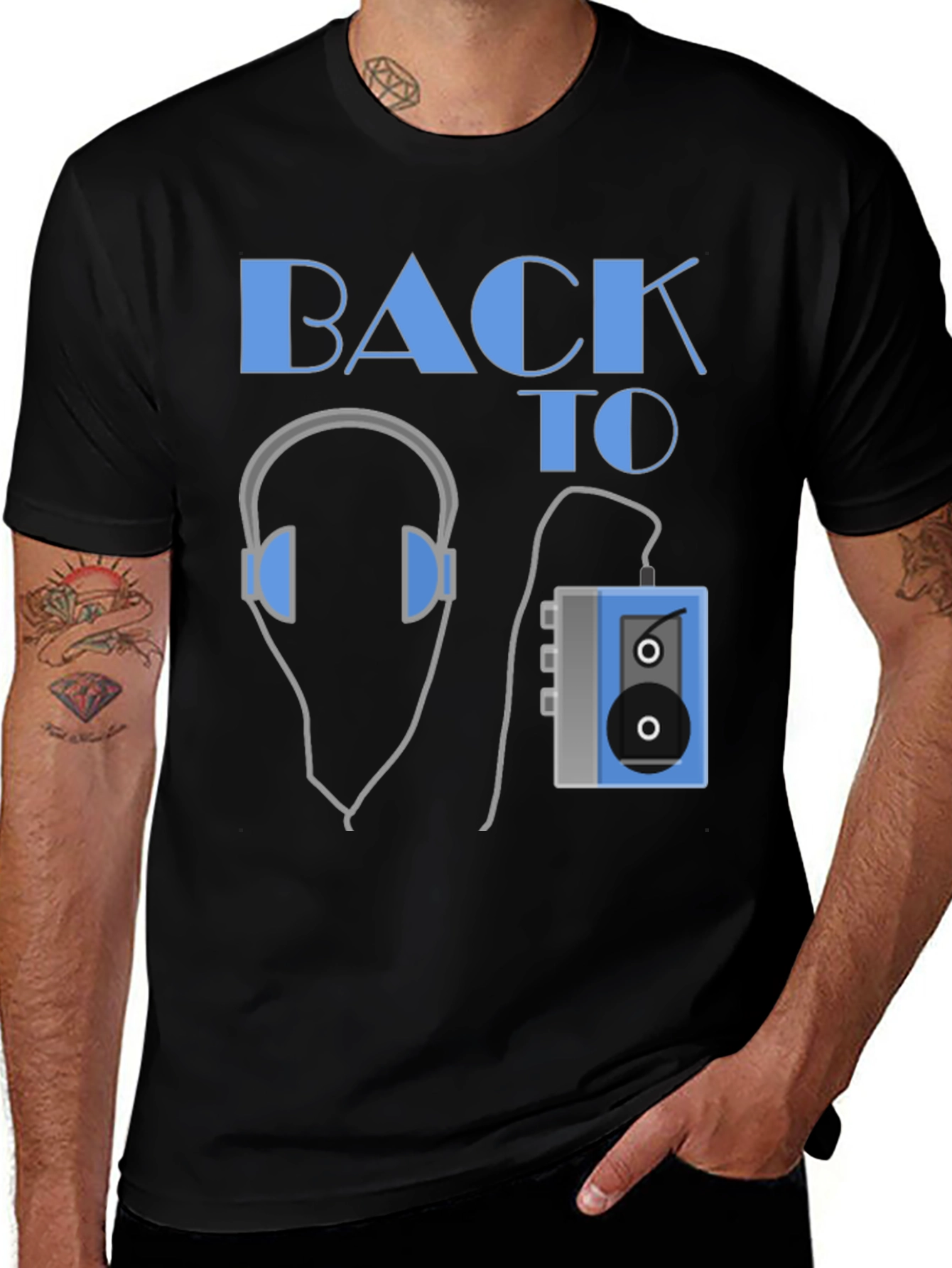 Back To The 80s Cassette Player T-Shirt