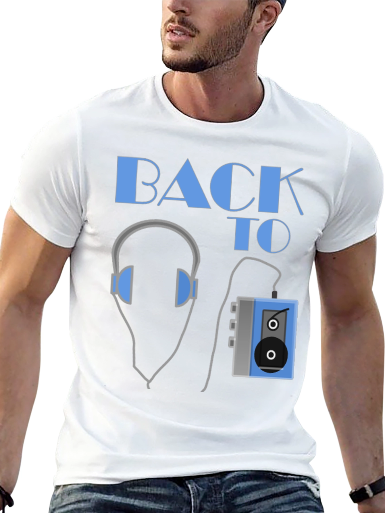 Back To The 80s Cassette Player T-Shirt