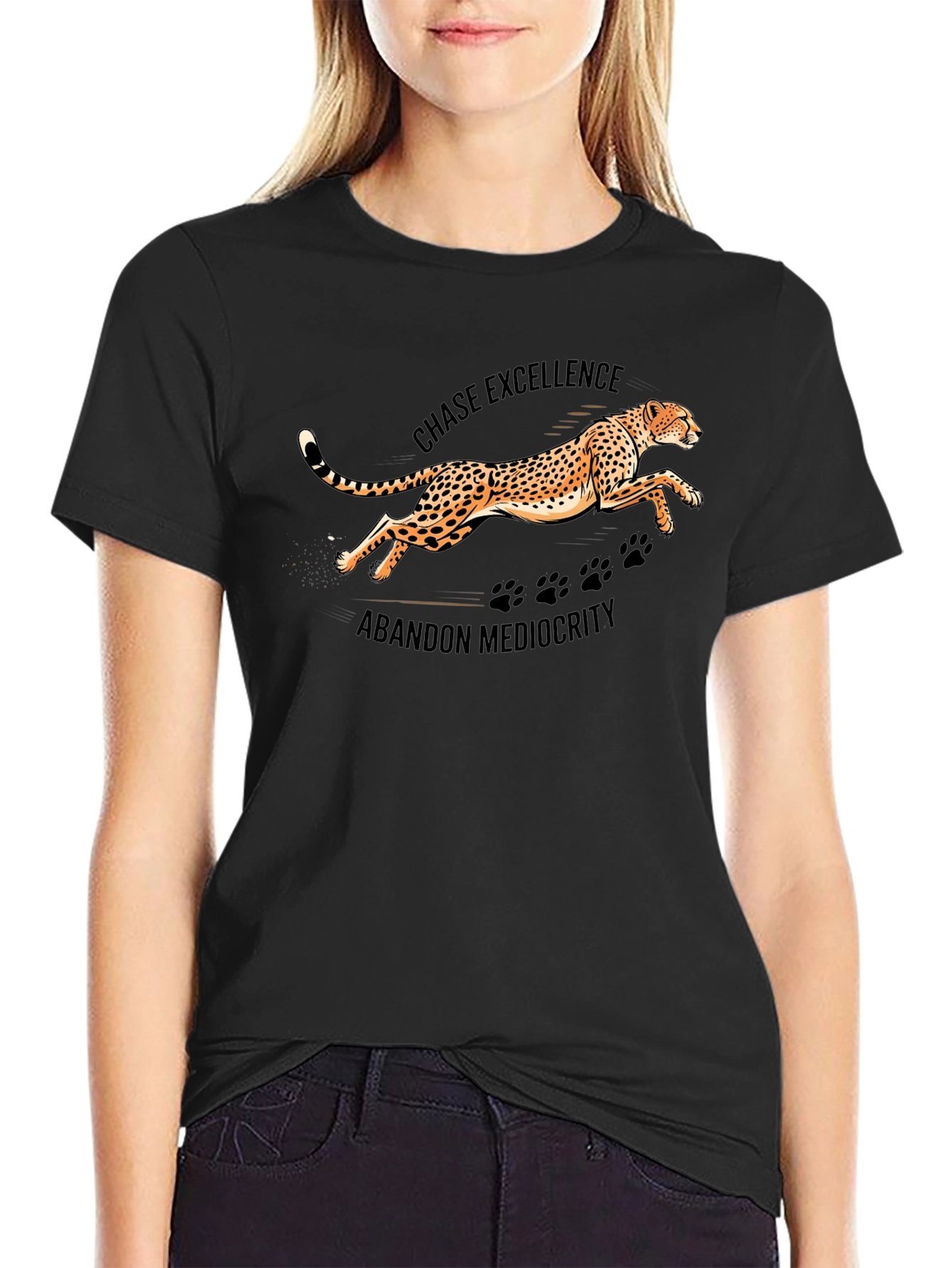 Chase Excellence Black Graphic Tee