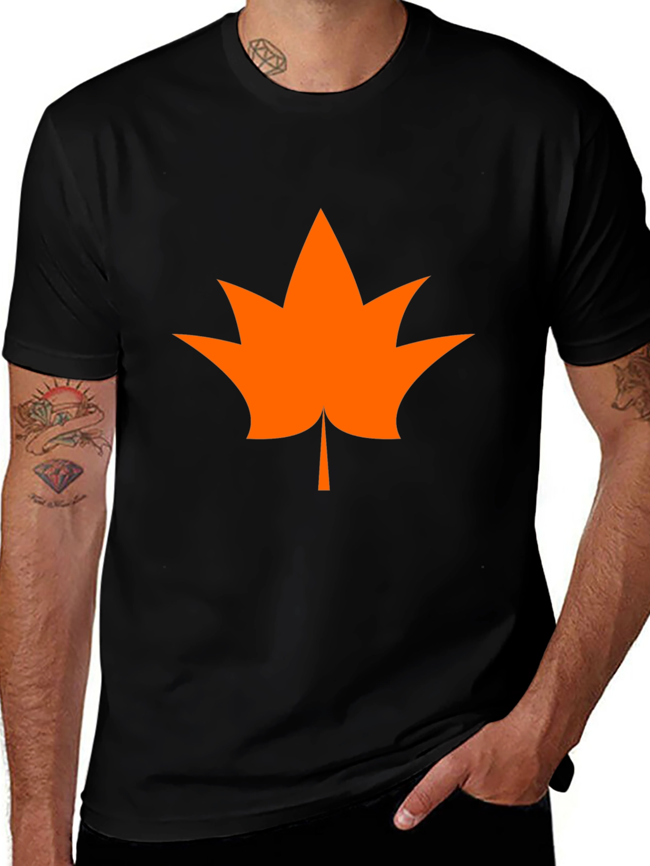 Maple Leaf Graphic Tee - Stylish Casual Wear