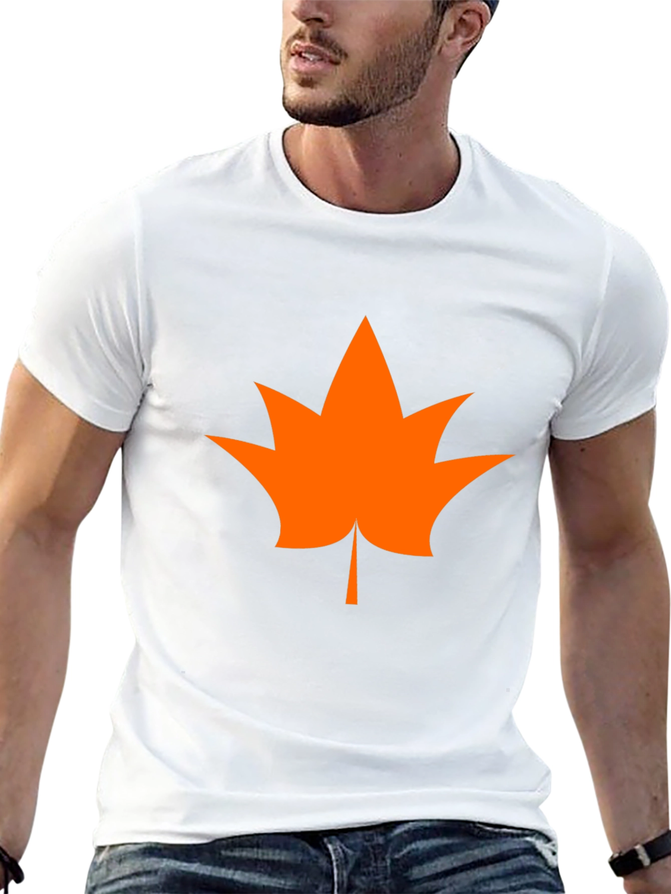 Maple Leaf Graphic Tee - Stylish Casual Wear