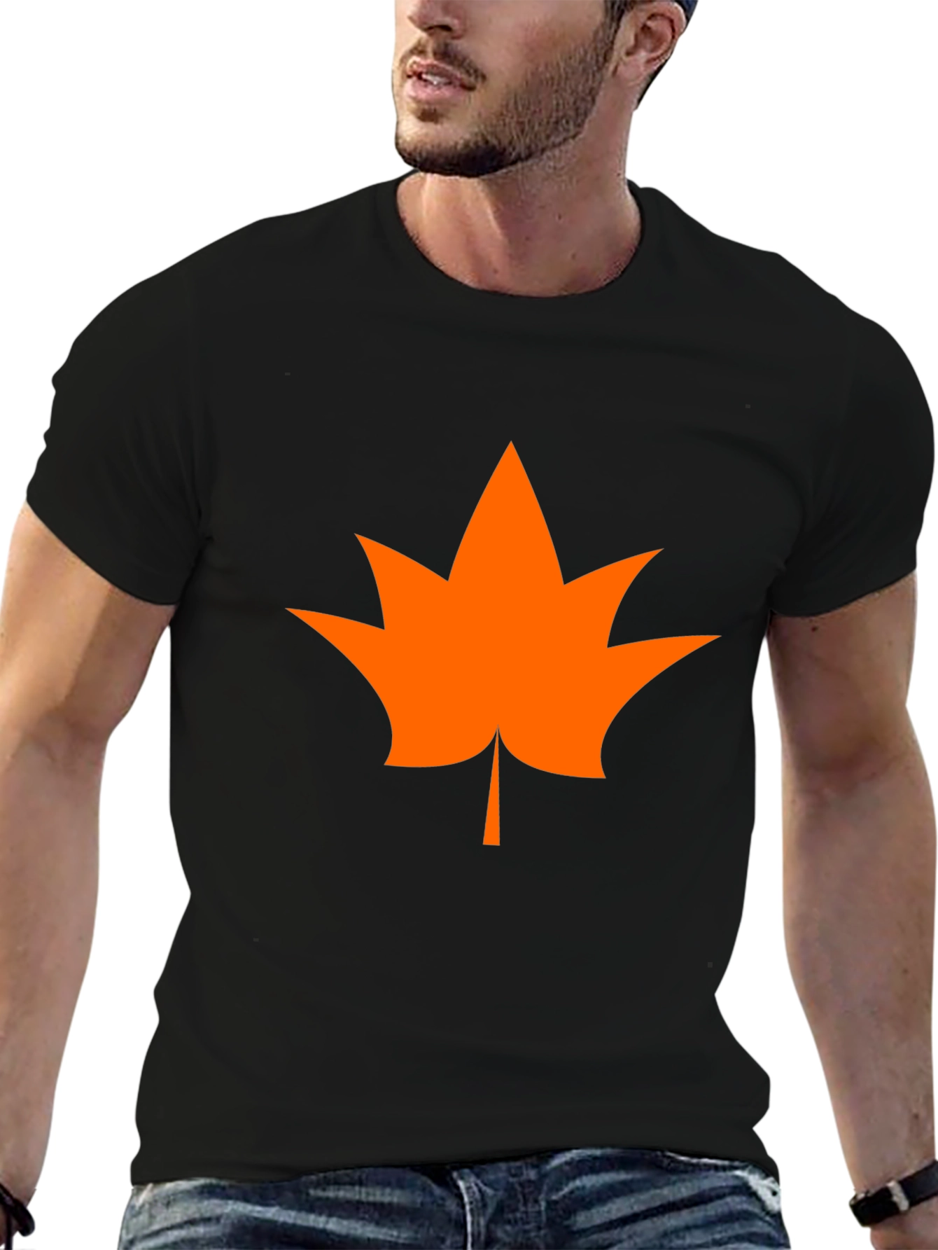Maple Leaf Graphic Tee - Stylish Casual Wear