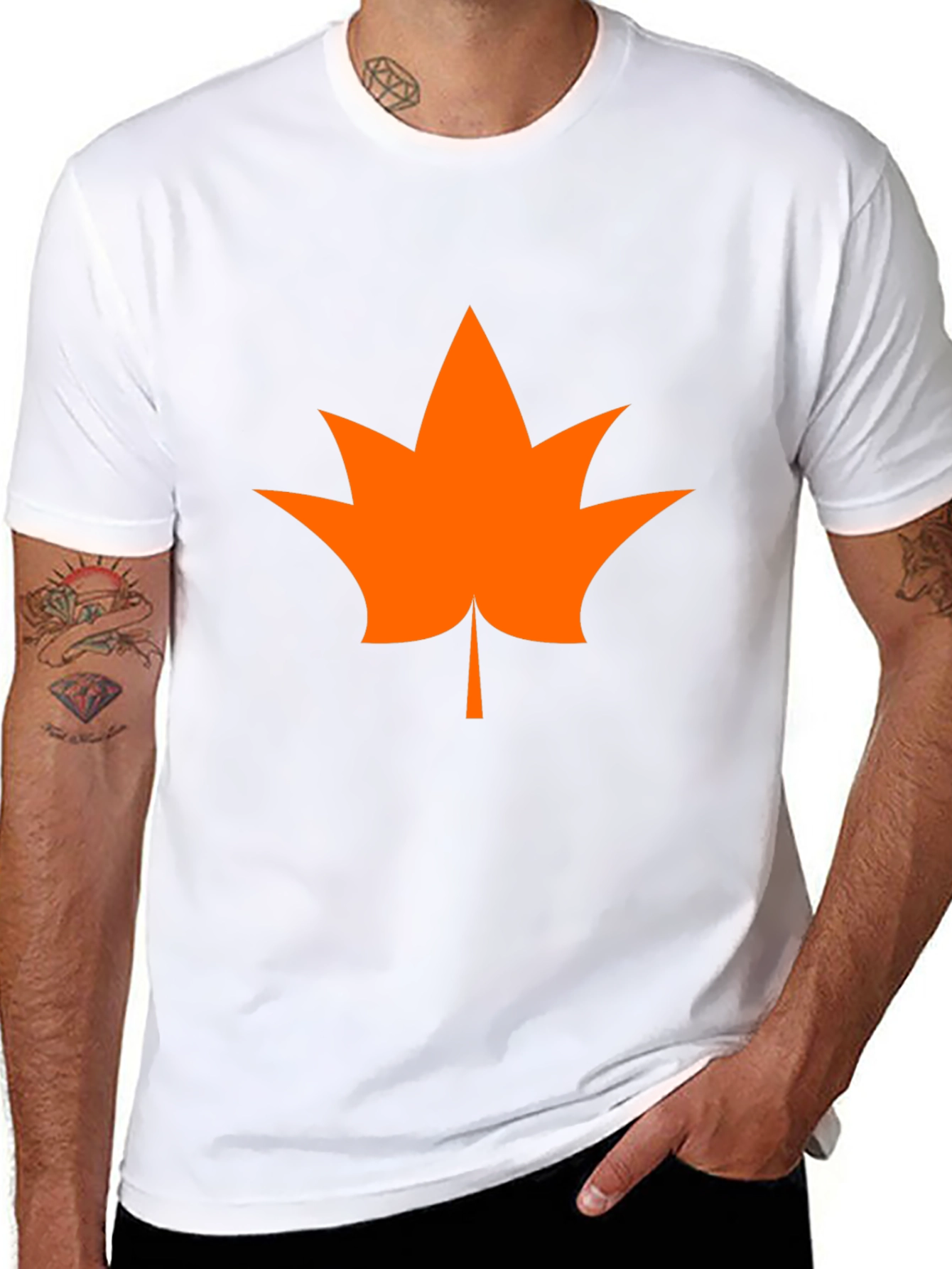 Maple Leaf Graphic Tee - Stylish Casual Wear