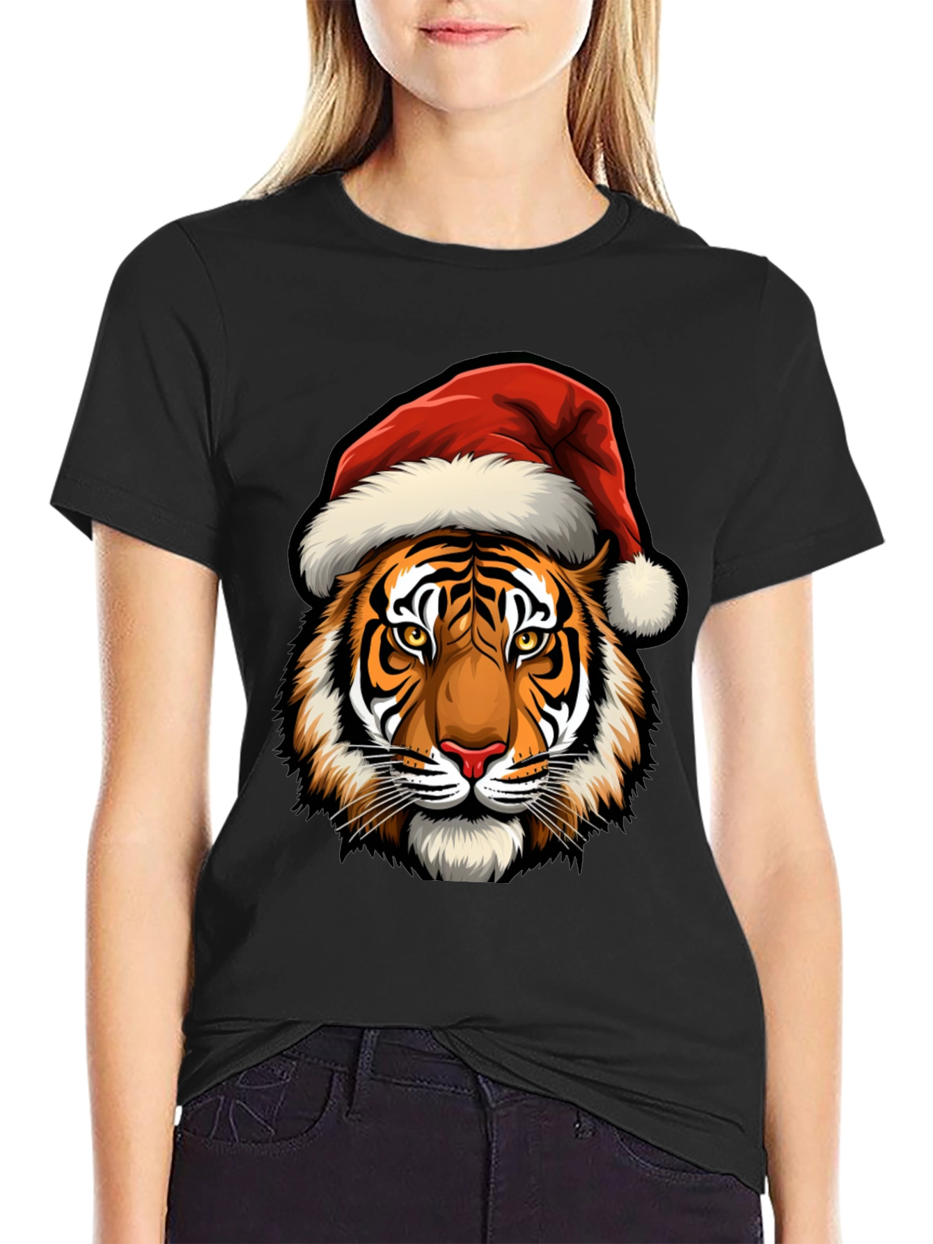 Christmas Tiger Graphic Tee