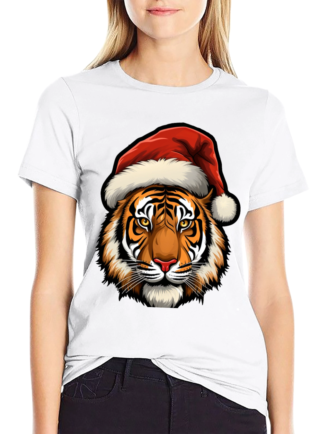 Christmas Tiger Graphic Tee