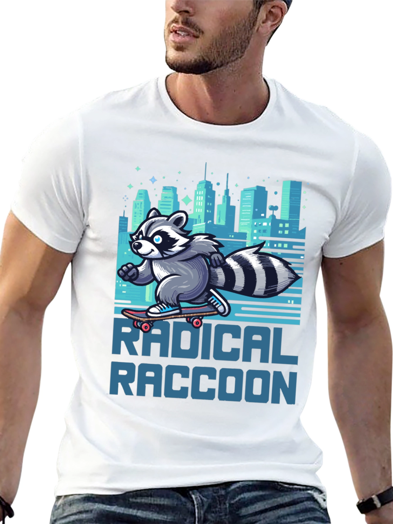 Radical Raccoon Graphic Tee