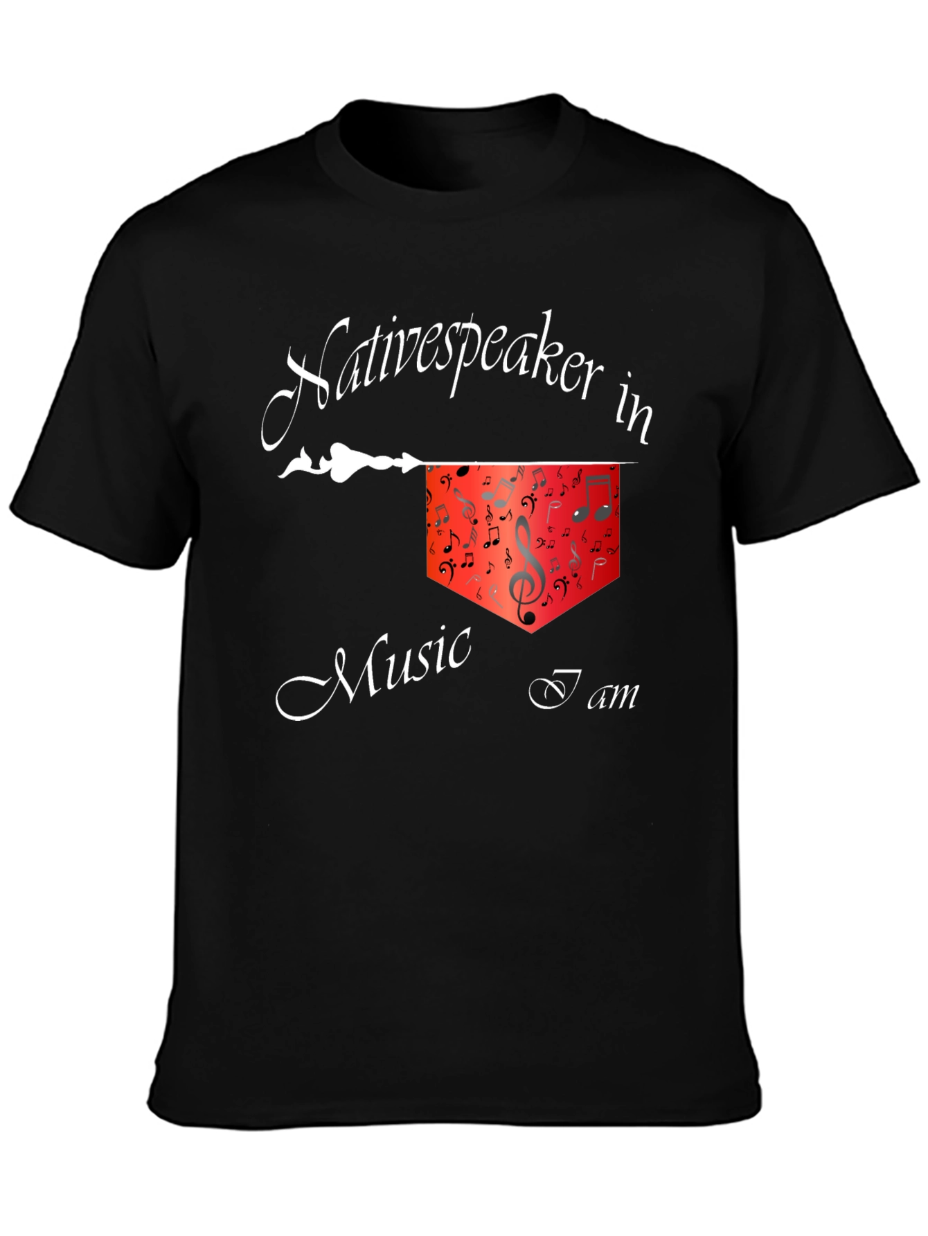Native Speaker in Music I Am T-Shirt