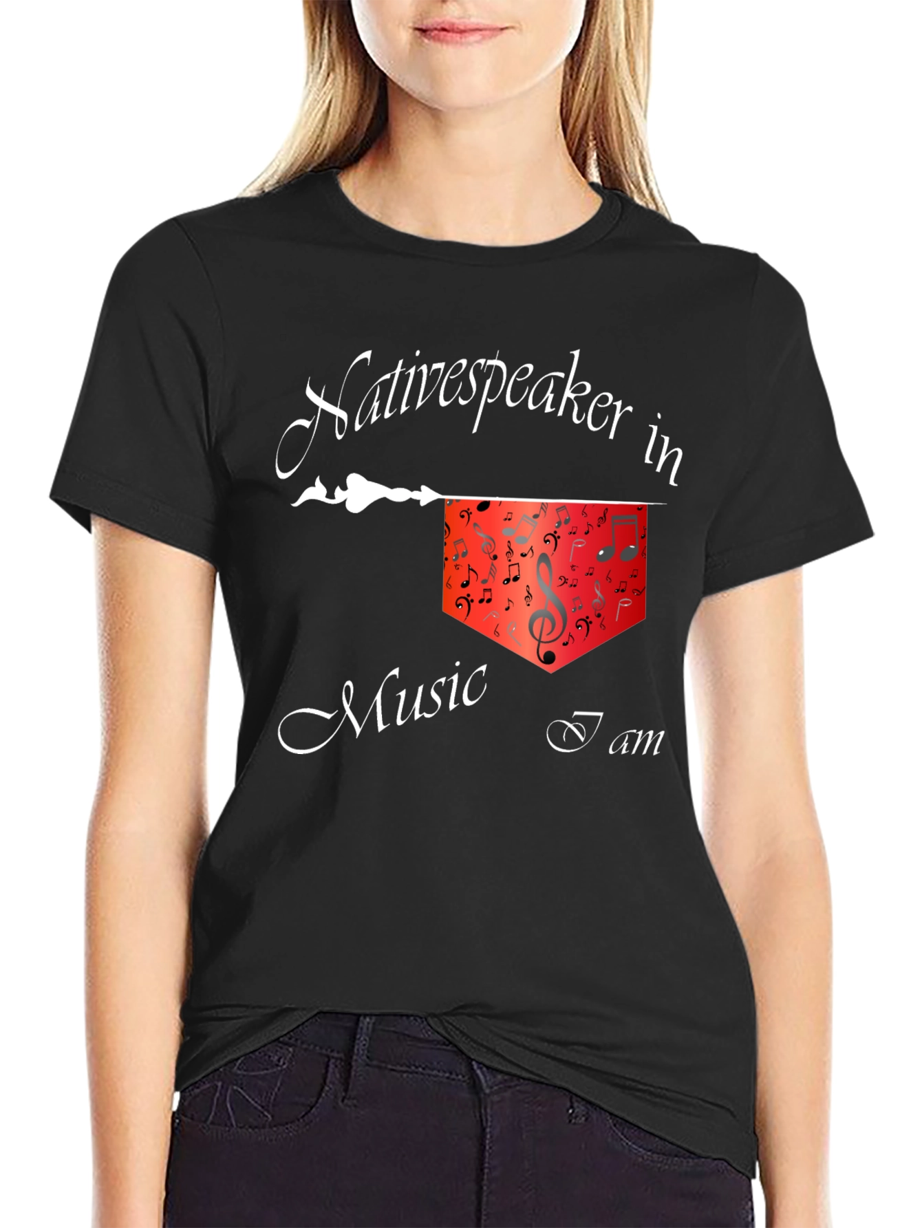 Native Speaker in Music I Am T-Shirt