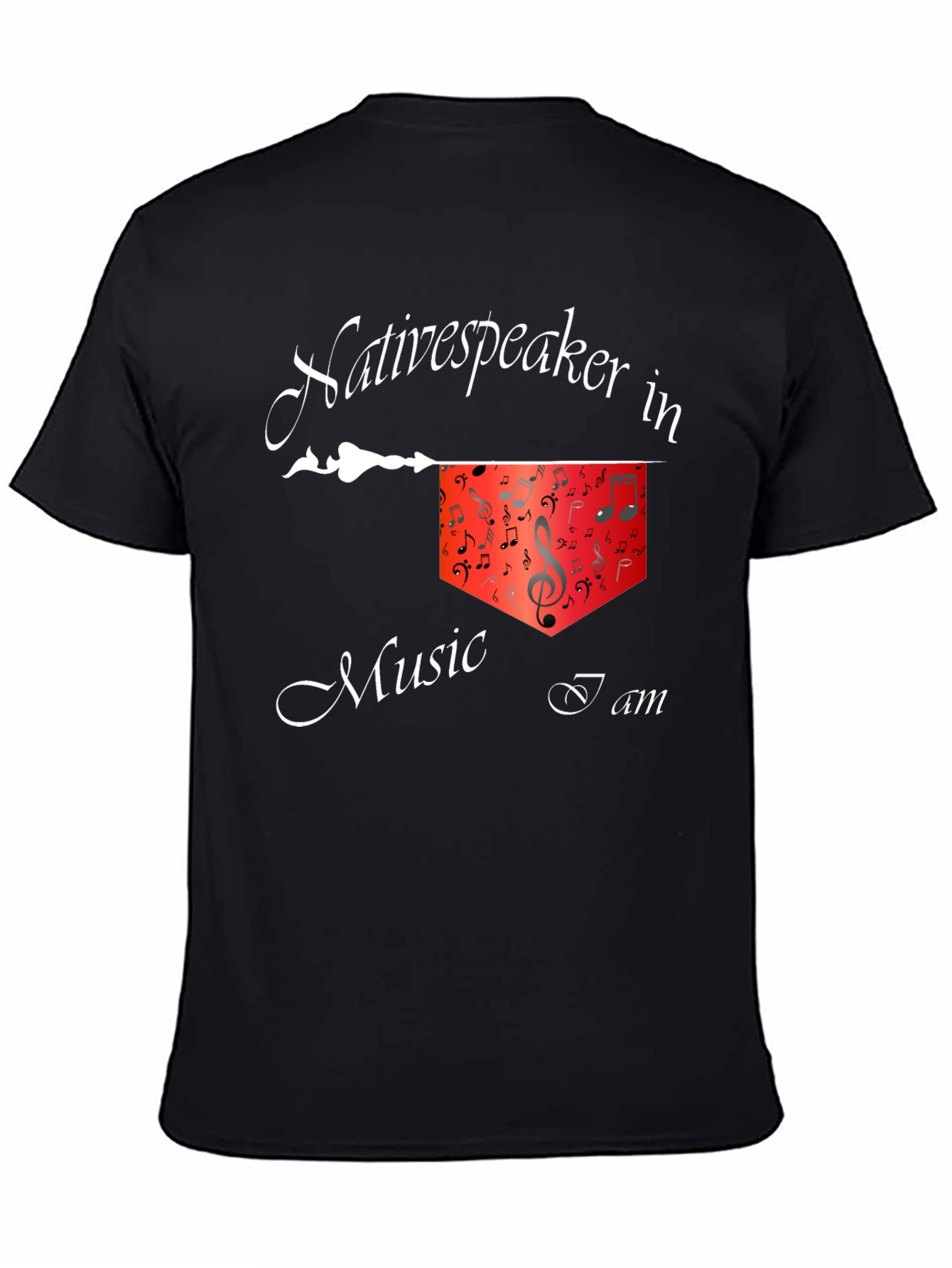 Native Speaker in Music I Am T-Shirt