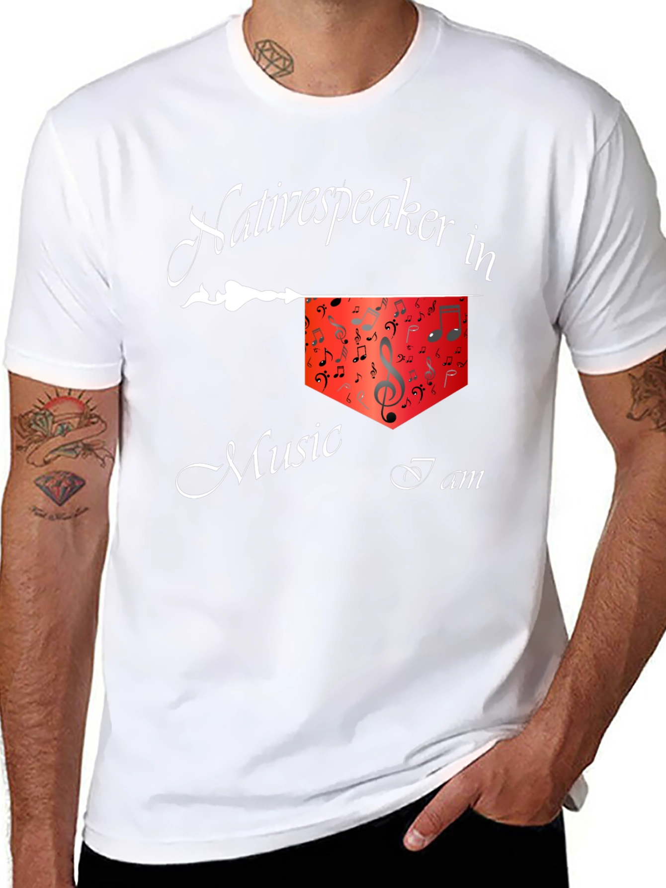 Native Speaker in Music I Am T-Shirt