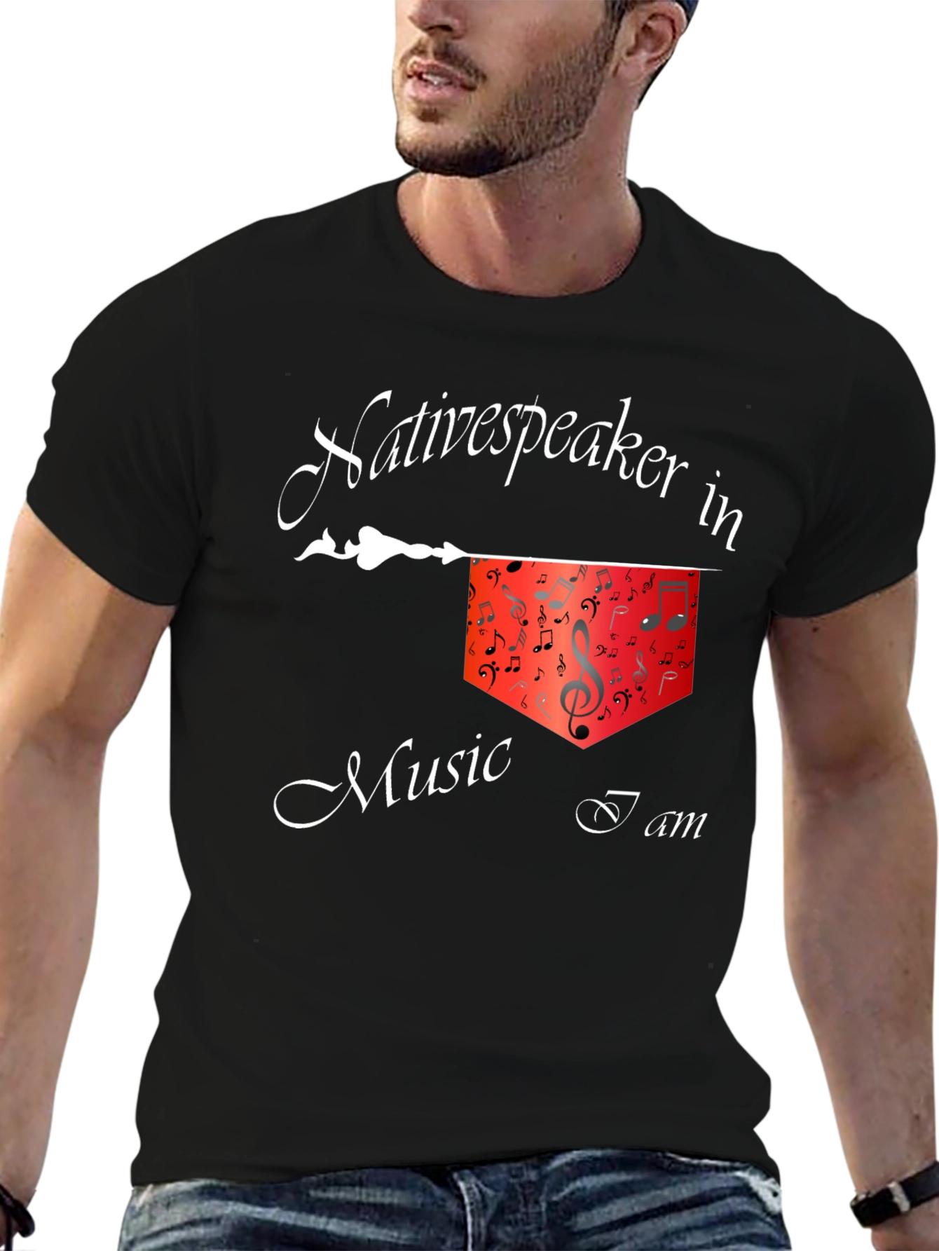Native Speaker in Music I Am T-Shirt