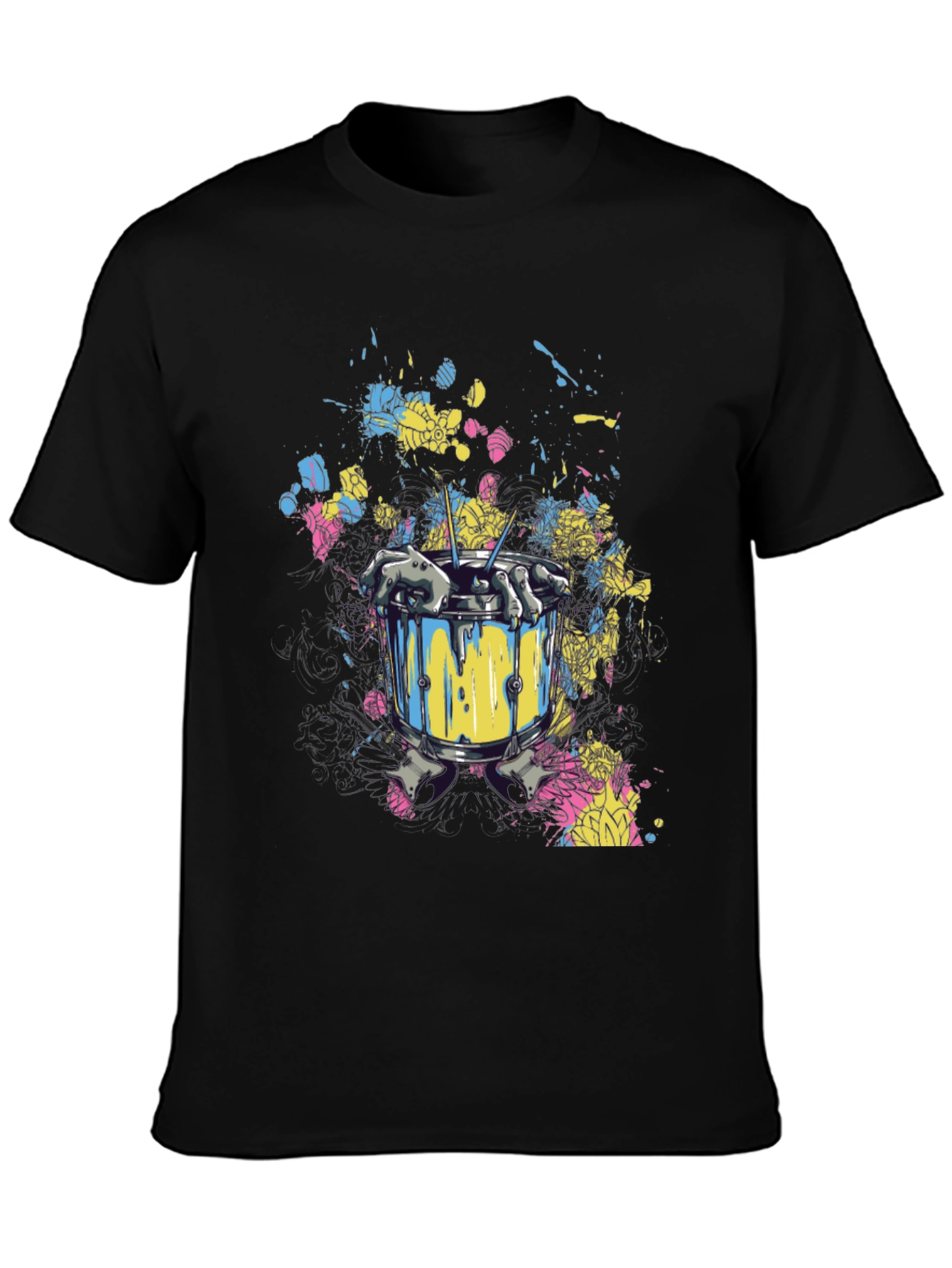 Drum Paint Splash Graphic Tee