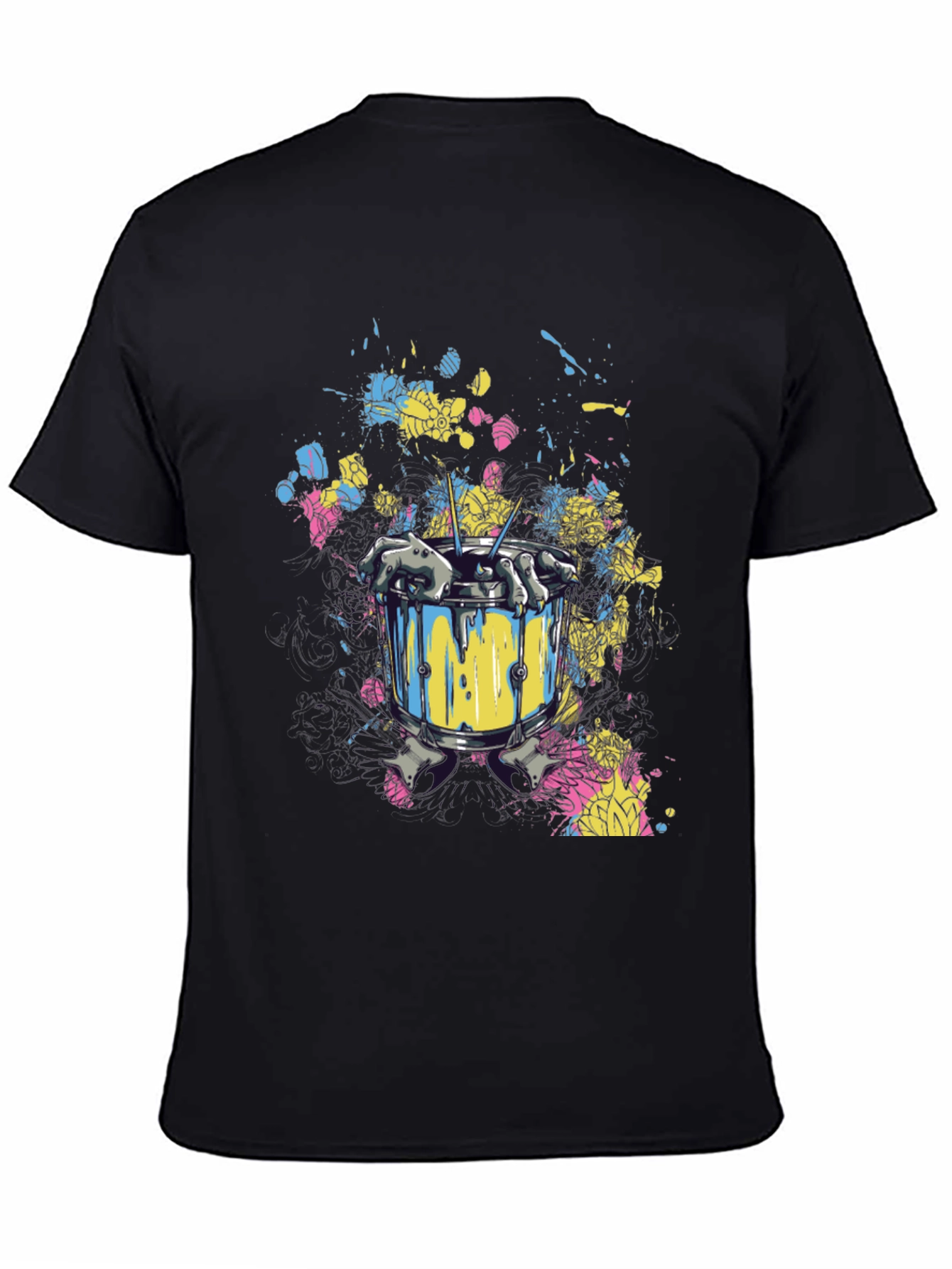 Drum Paint Splash Graphic Tee