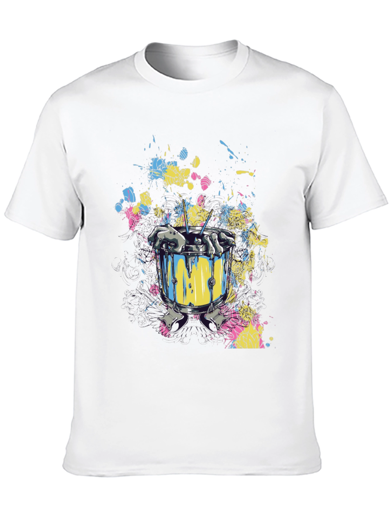 Drum Paint Splash Graphic Tee