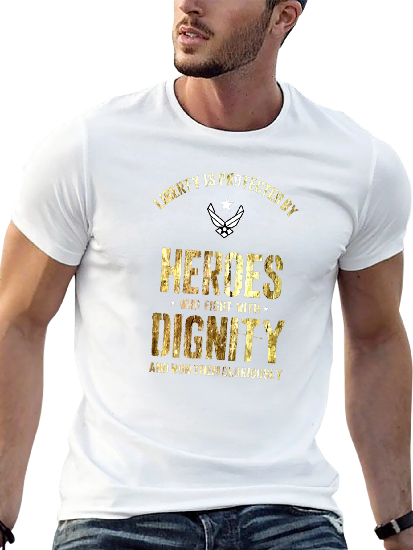 Liberty Heroes T-Shirt - Dignity and Glory