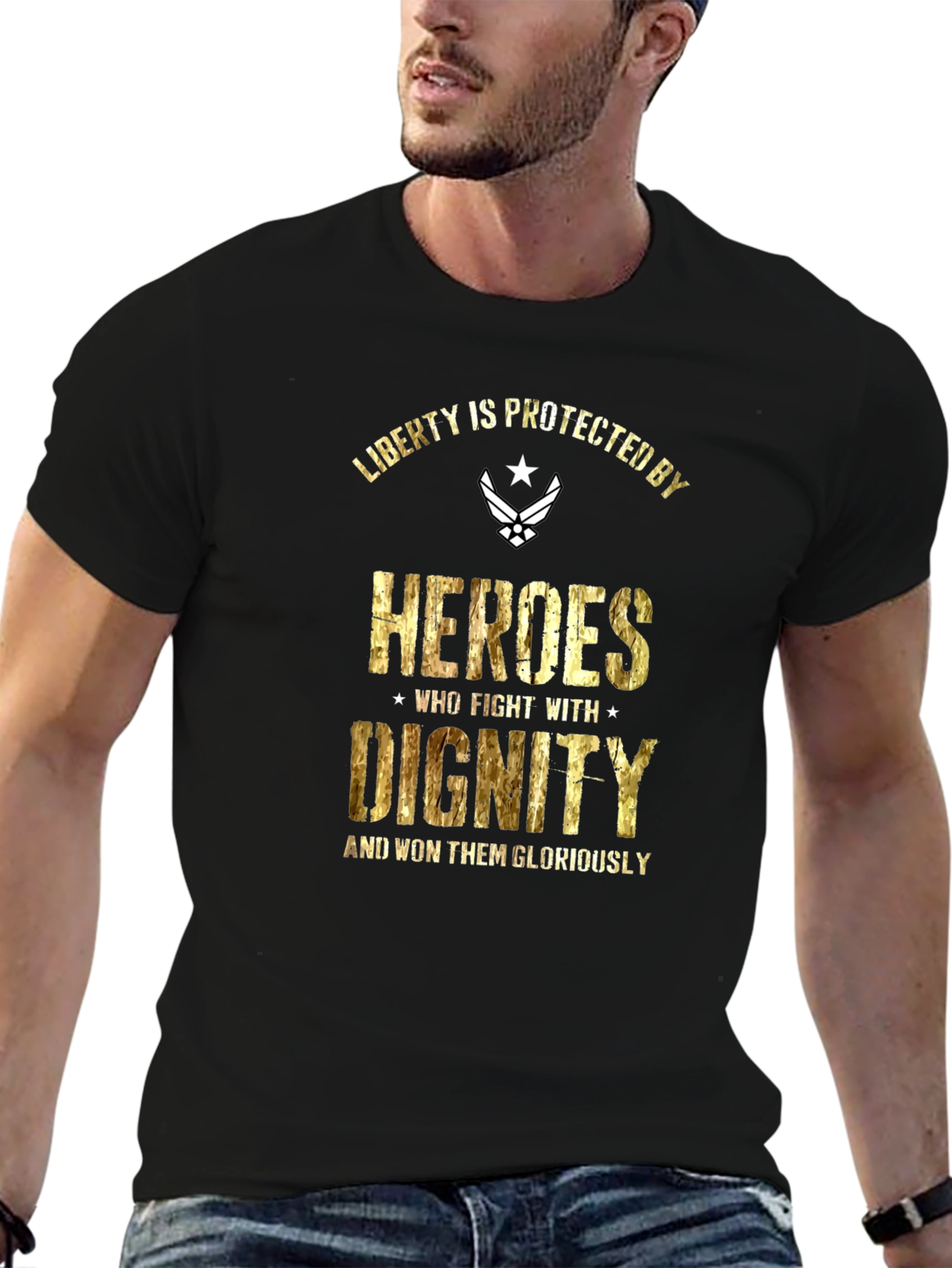 Liberty Heroes T-Shirt - Dignity and Glory