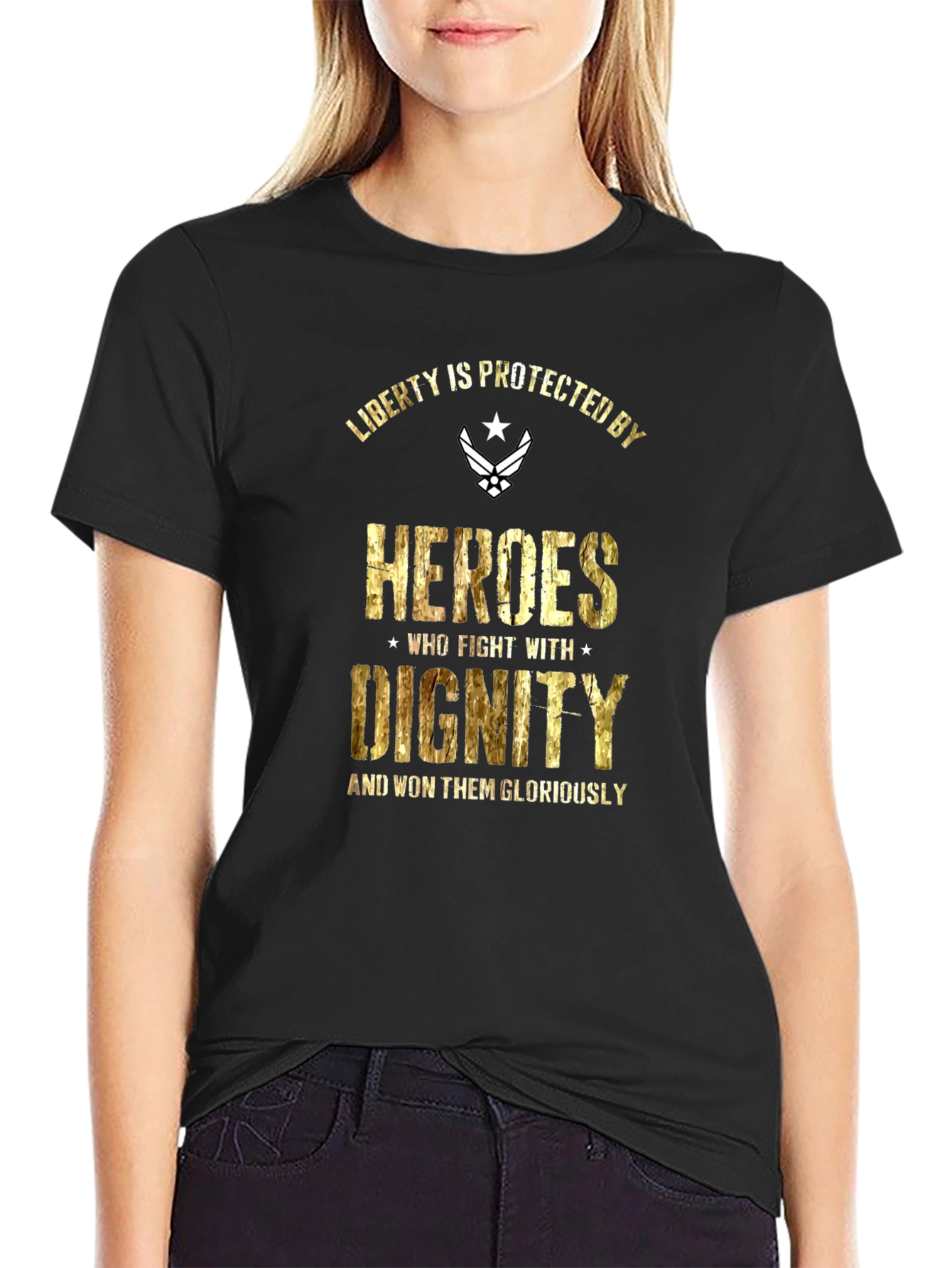 Liberty Heroes T-Shirt - Dignity and Glory