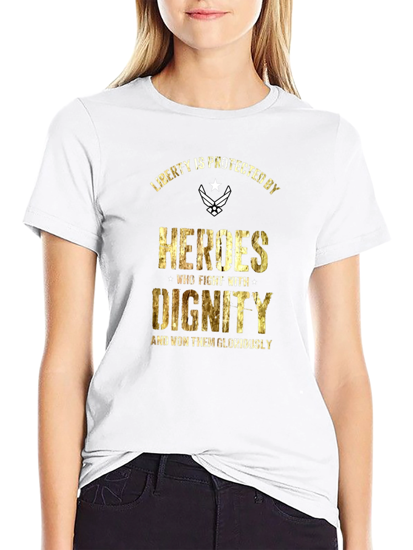 Liberty Heroes T-Shirt - Dignity and Glory