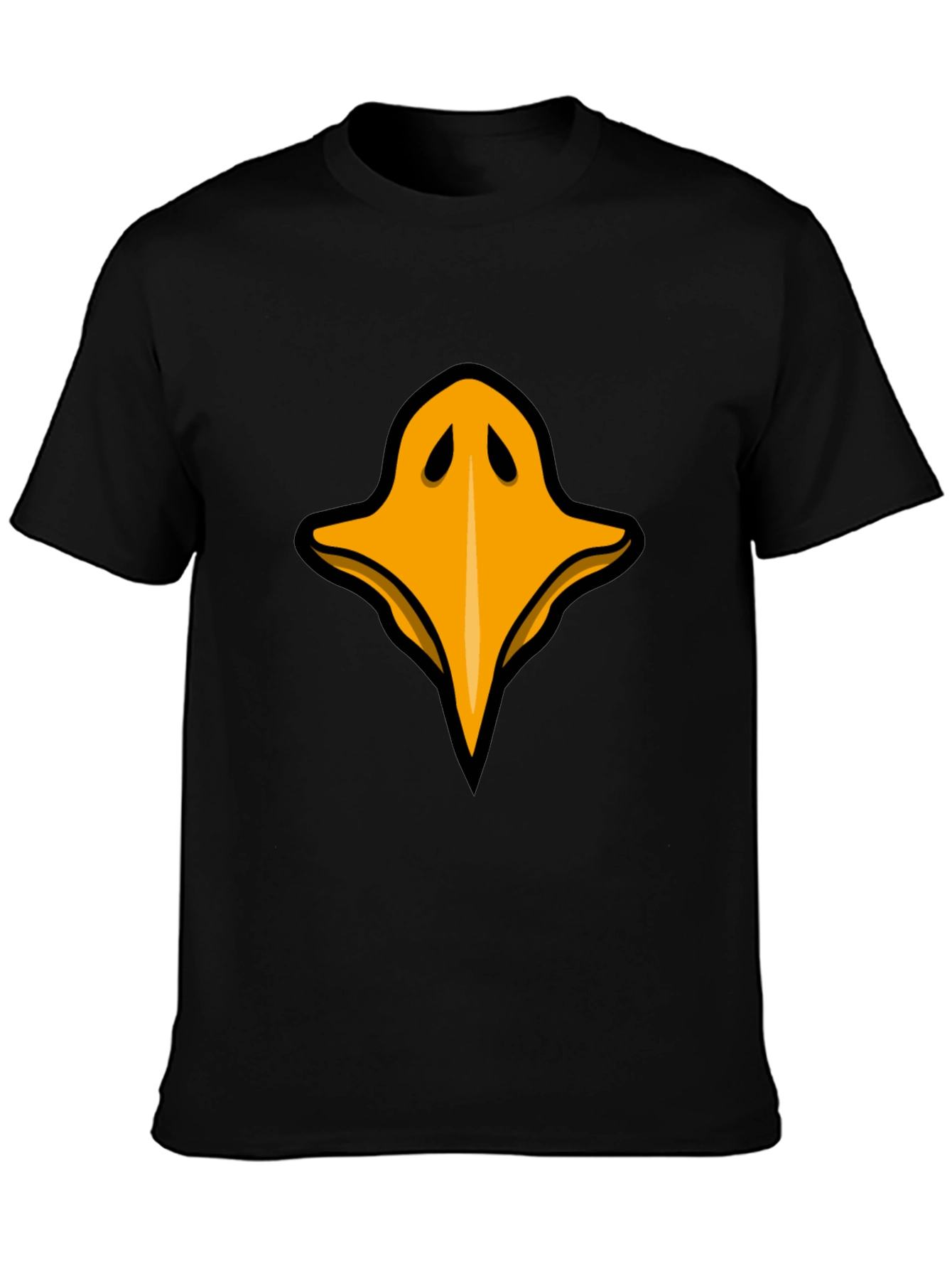 Raven Beak Graphic Tee - Black Cotton T-Shirt