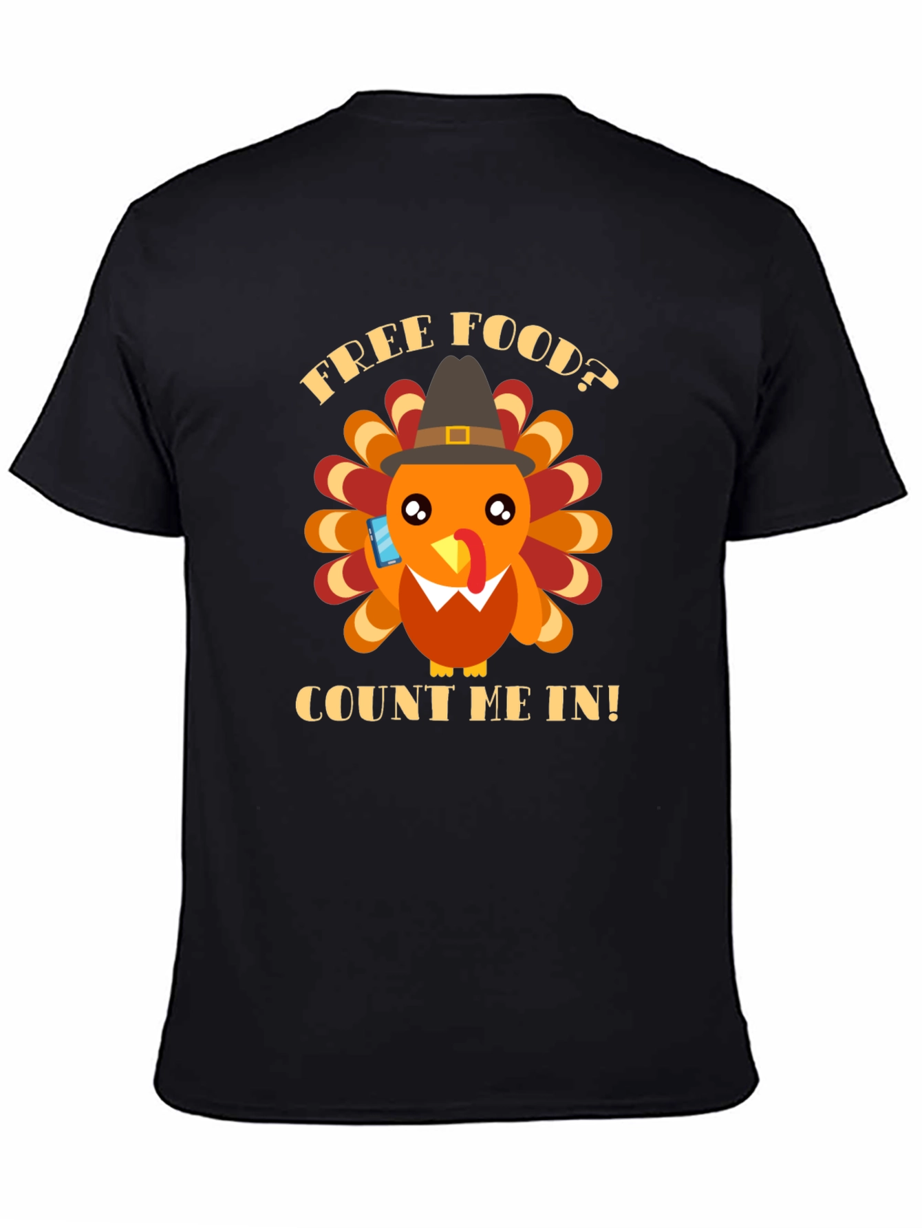 Thanksgiving Turkey T-Shirt - Free Food