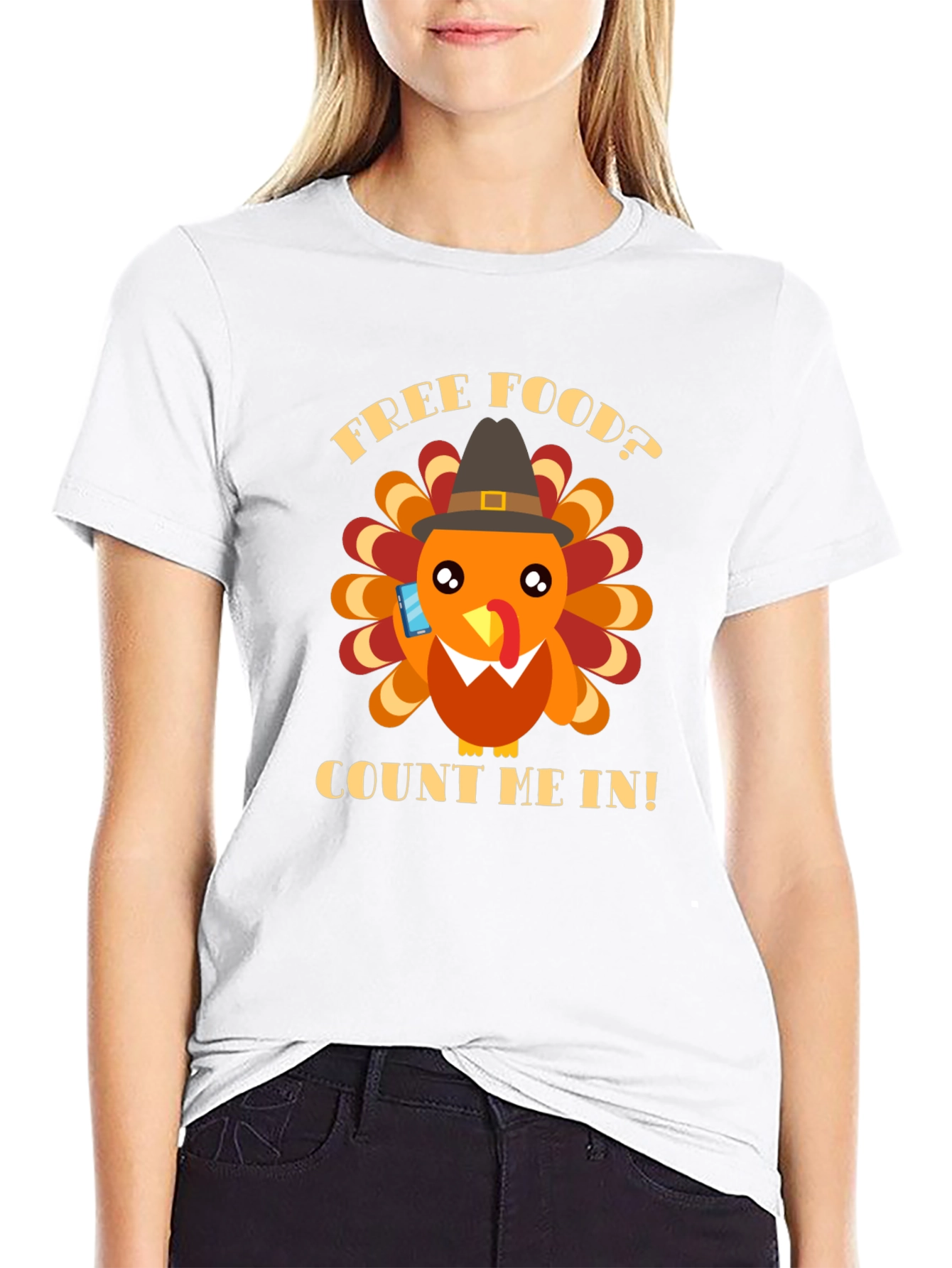 Thanksgiving Turkey T-Shirt - Free Food