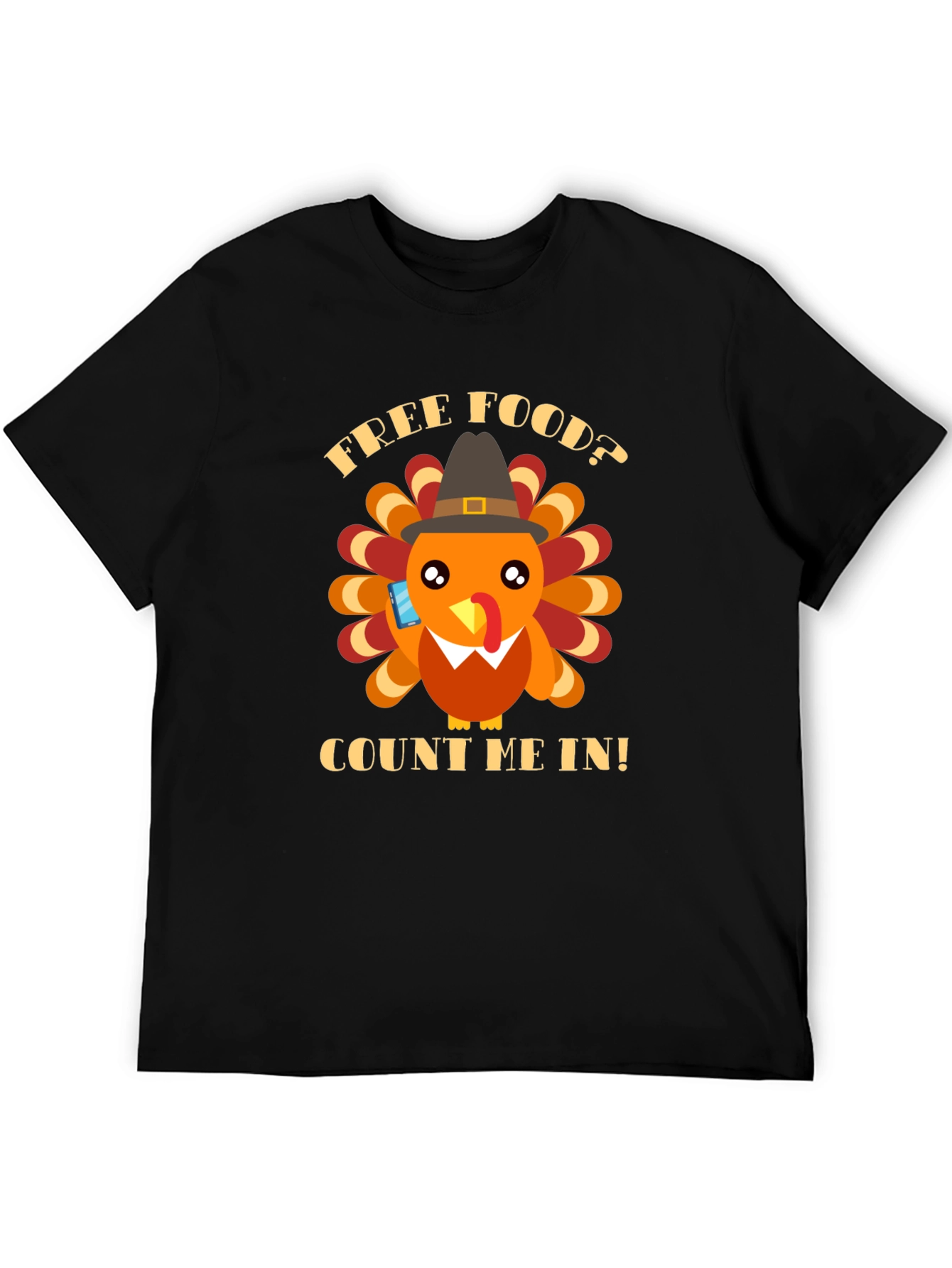 Thanksgiving Turkey T-Shirt - Free Food