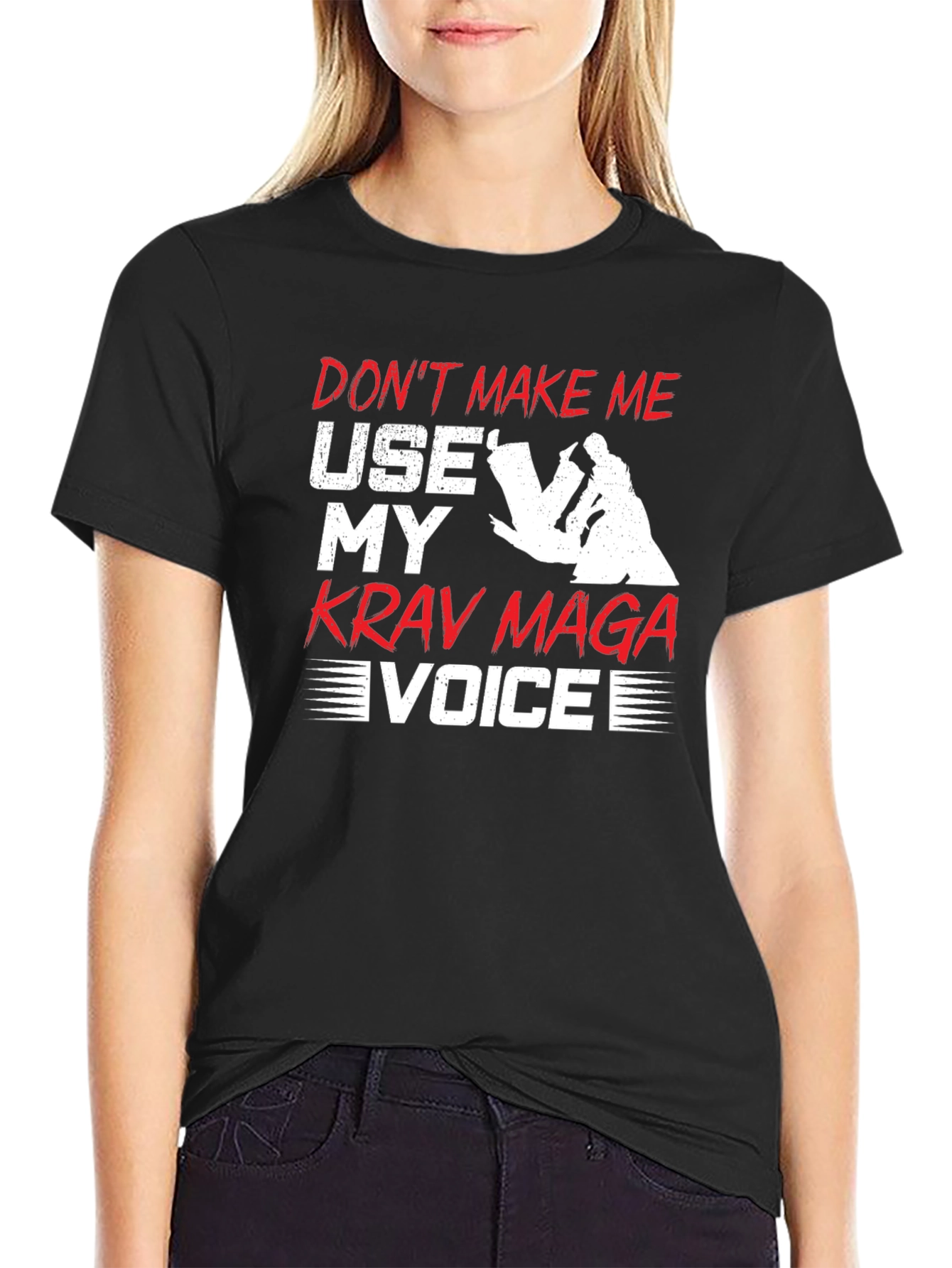 Krav Maga Voice T-Shirt - Martial Arts Funny Tee