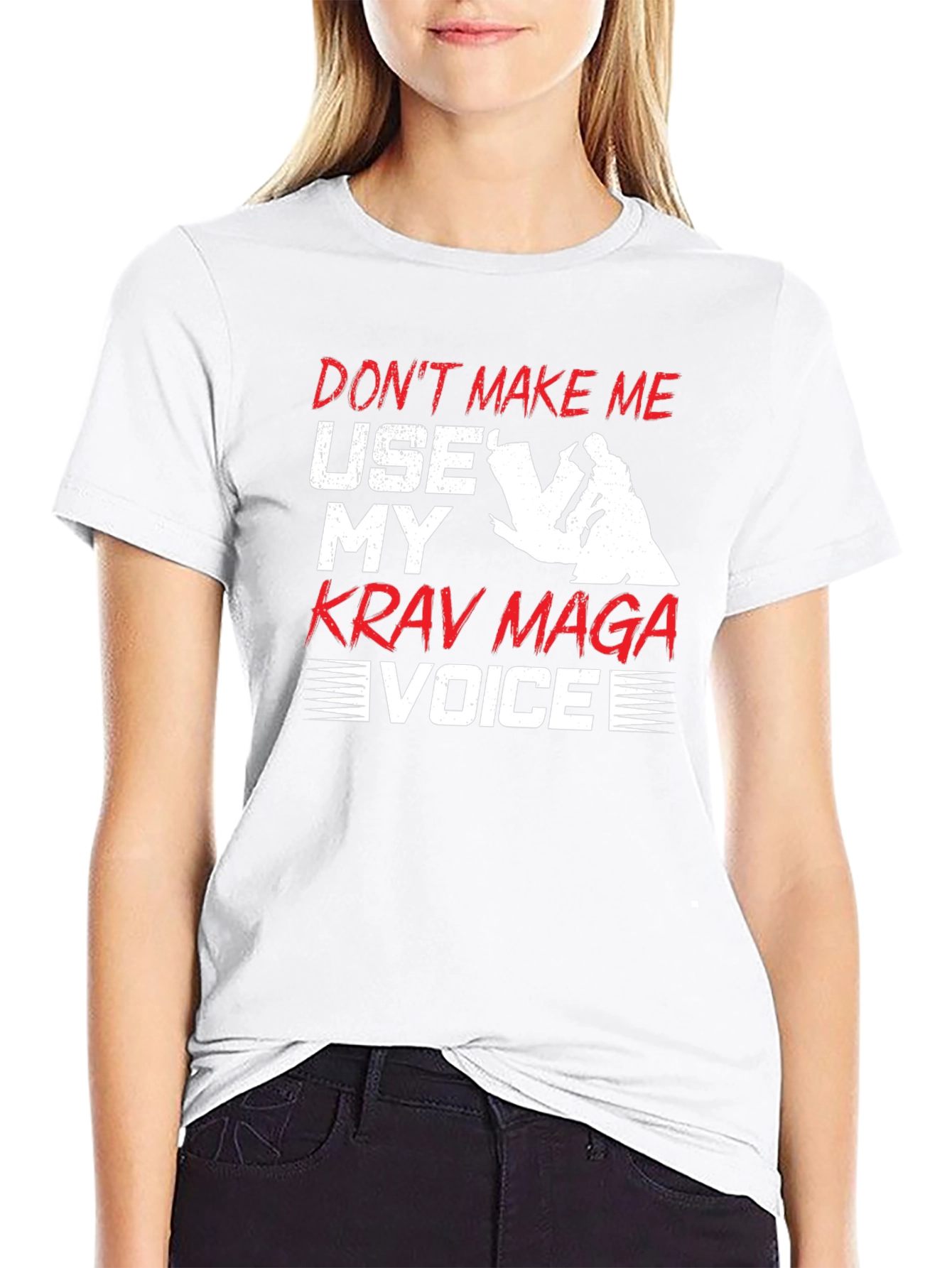 Krav Maga Voice T-Shirt - Martial Arts Funny Tee