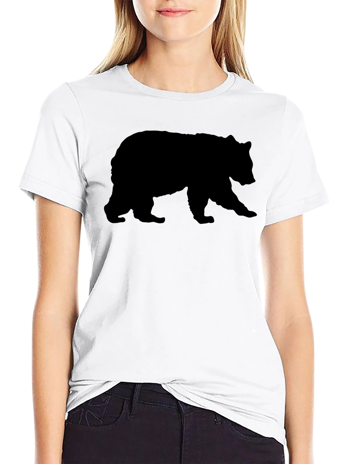 Black Bear Silhouette T-Shirt