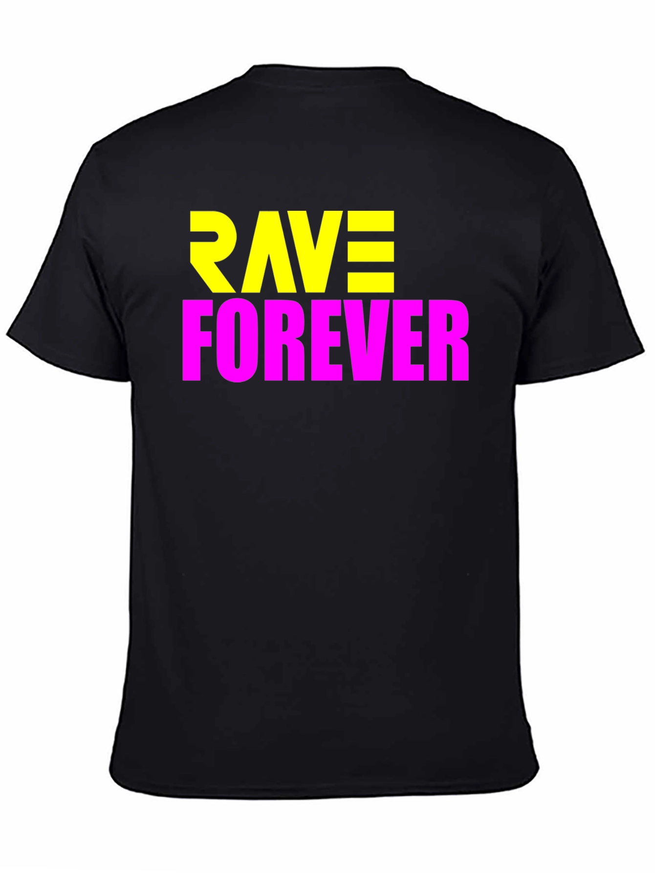 Rave Forever Graphic Tee - Bold Party T-Shirt
