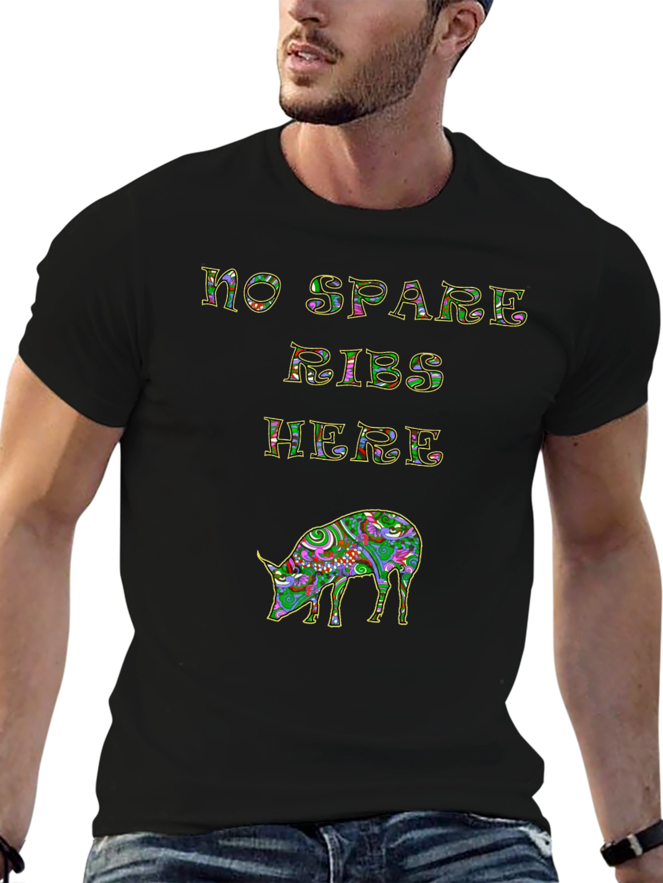 No Spare Ribs Here T-Shirt