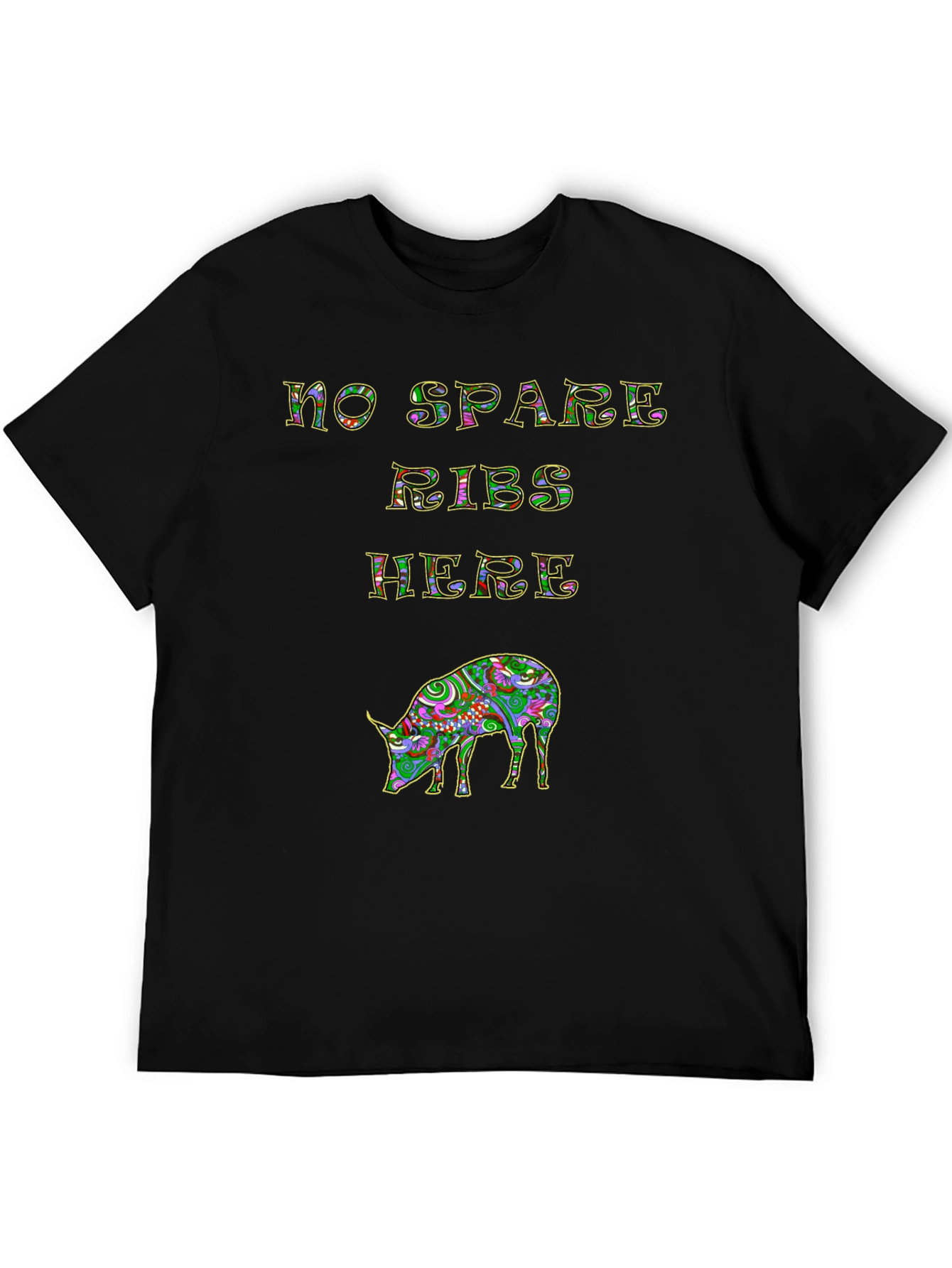 No Spare Ribs Here T-Shirt