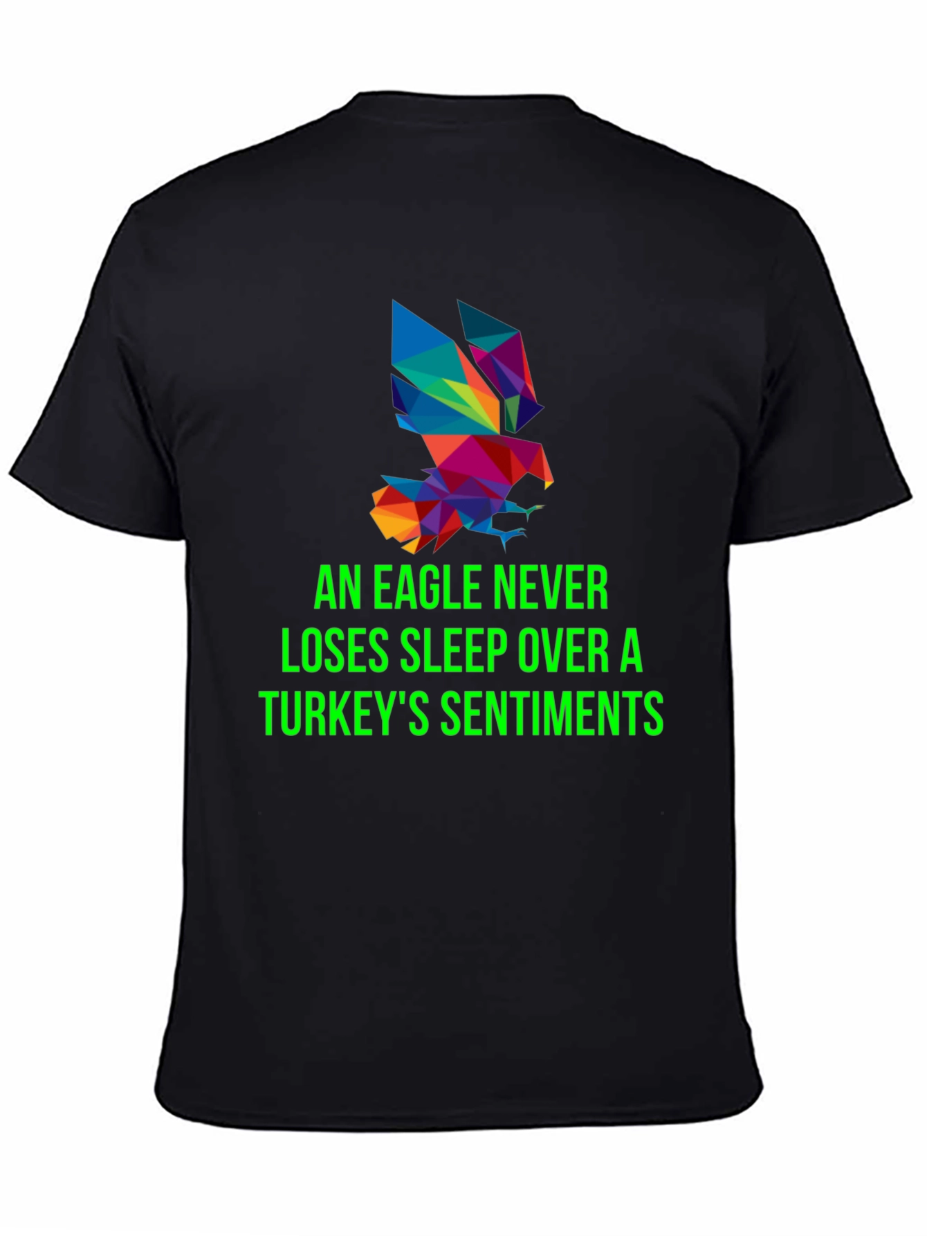 Eagle Never Loses Sleep Mens Graphic Tee