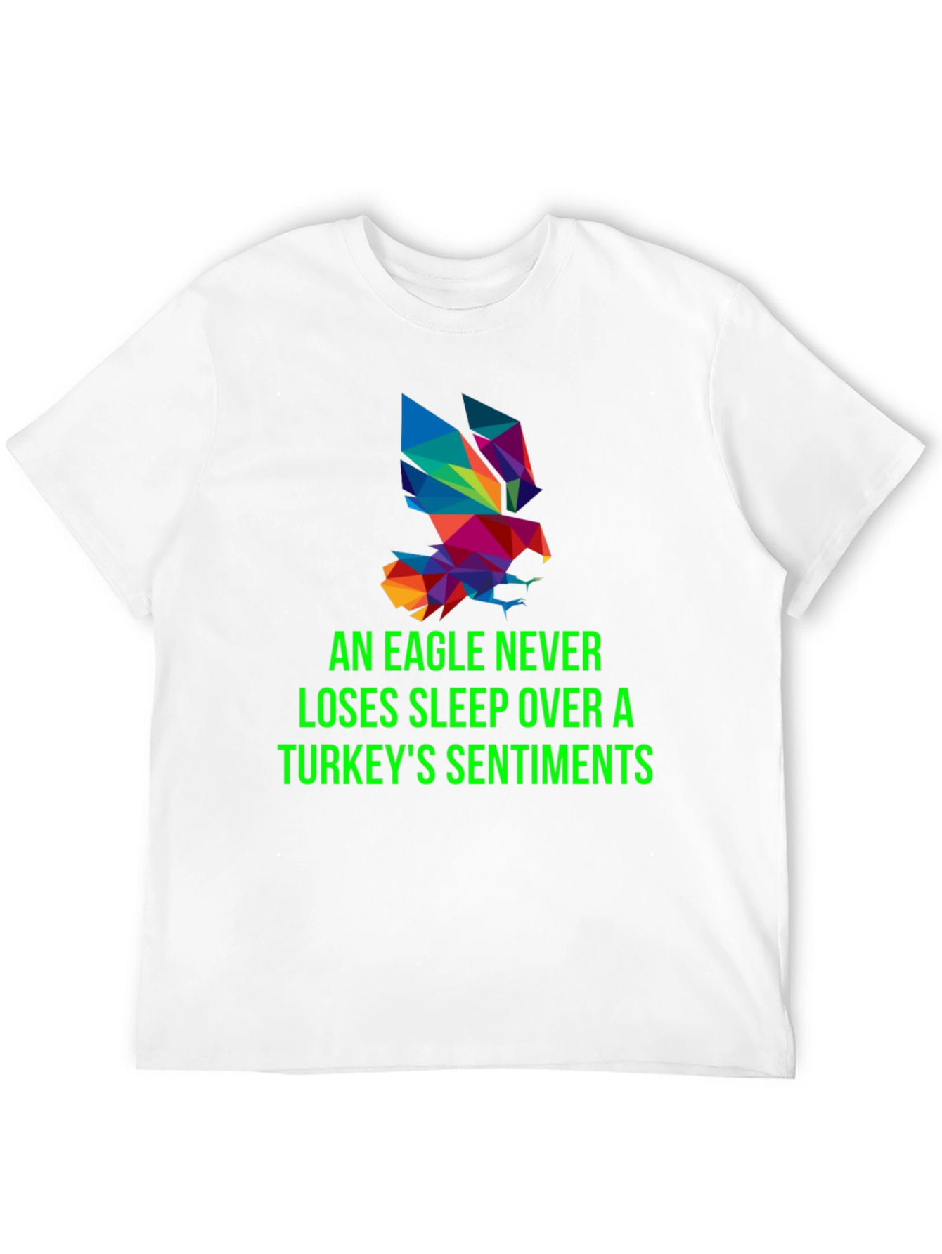 Eagle Never Loses Sleep Mens Graphic Tee