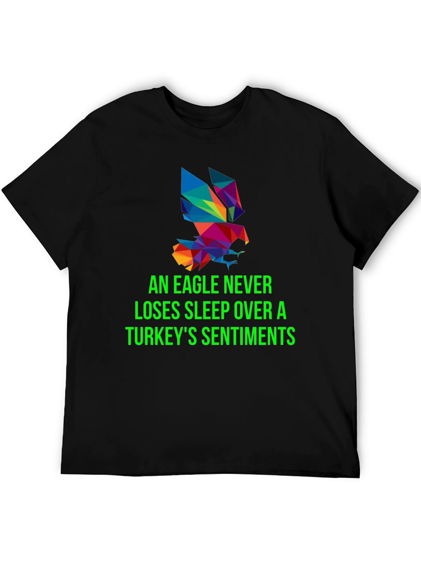Eagle Never Loses Sleep Mens Graphic Tee