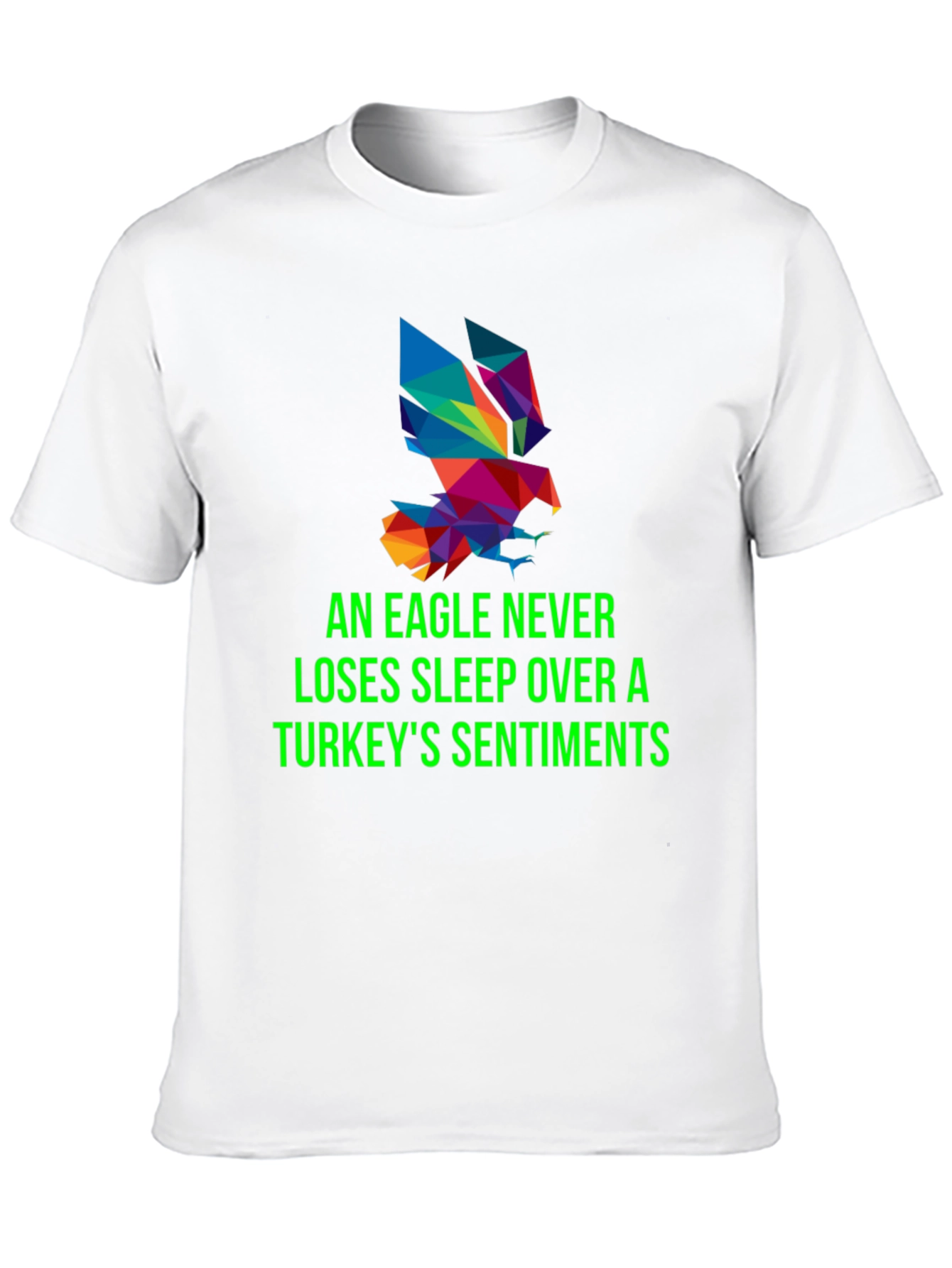 Eagle Never Loses Sleep Mens Graphic Tee
