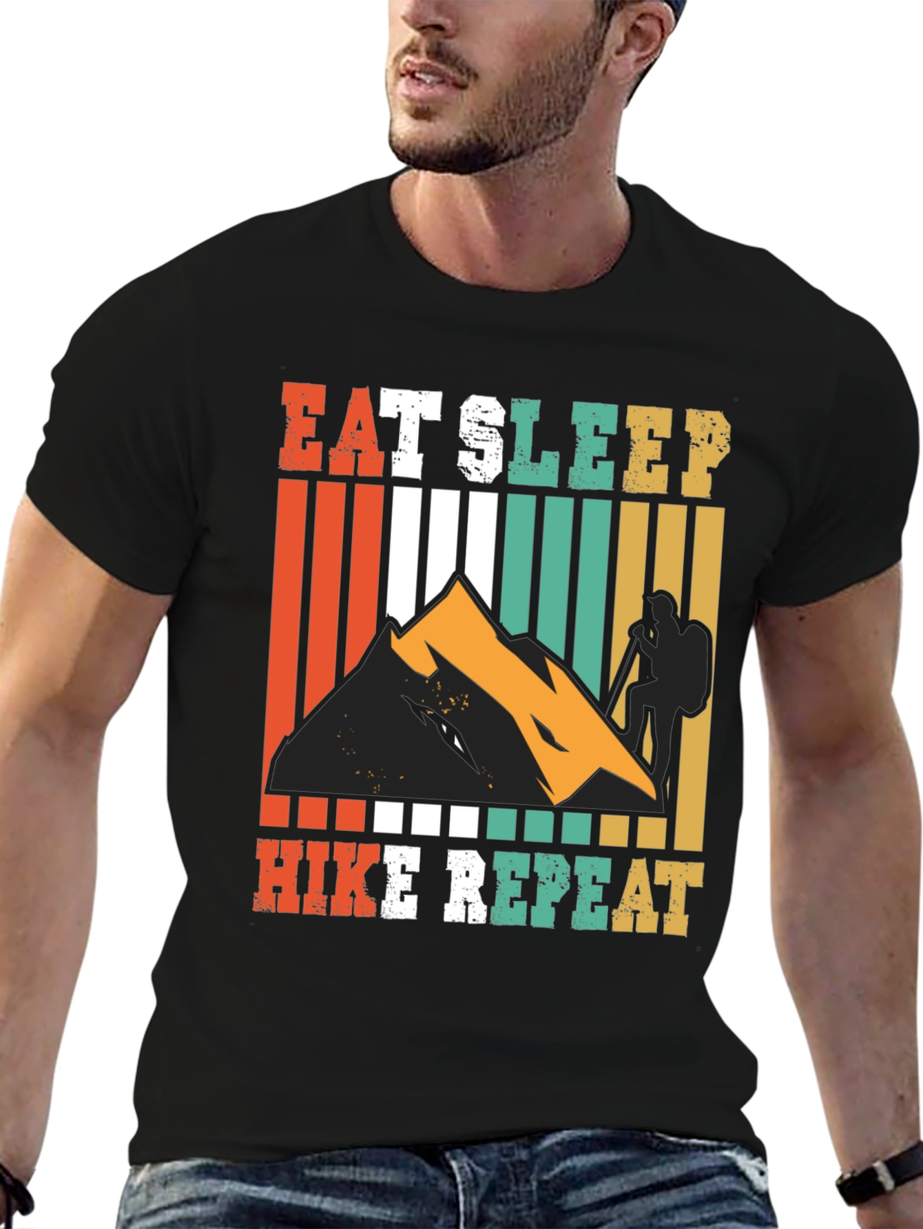 Eat Sleep Hike Repeat Graphic Tee