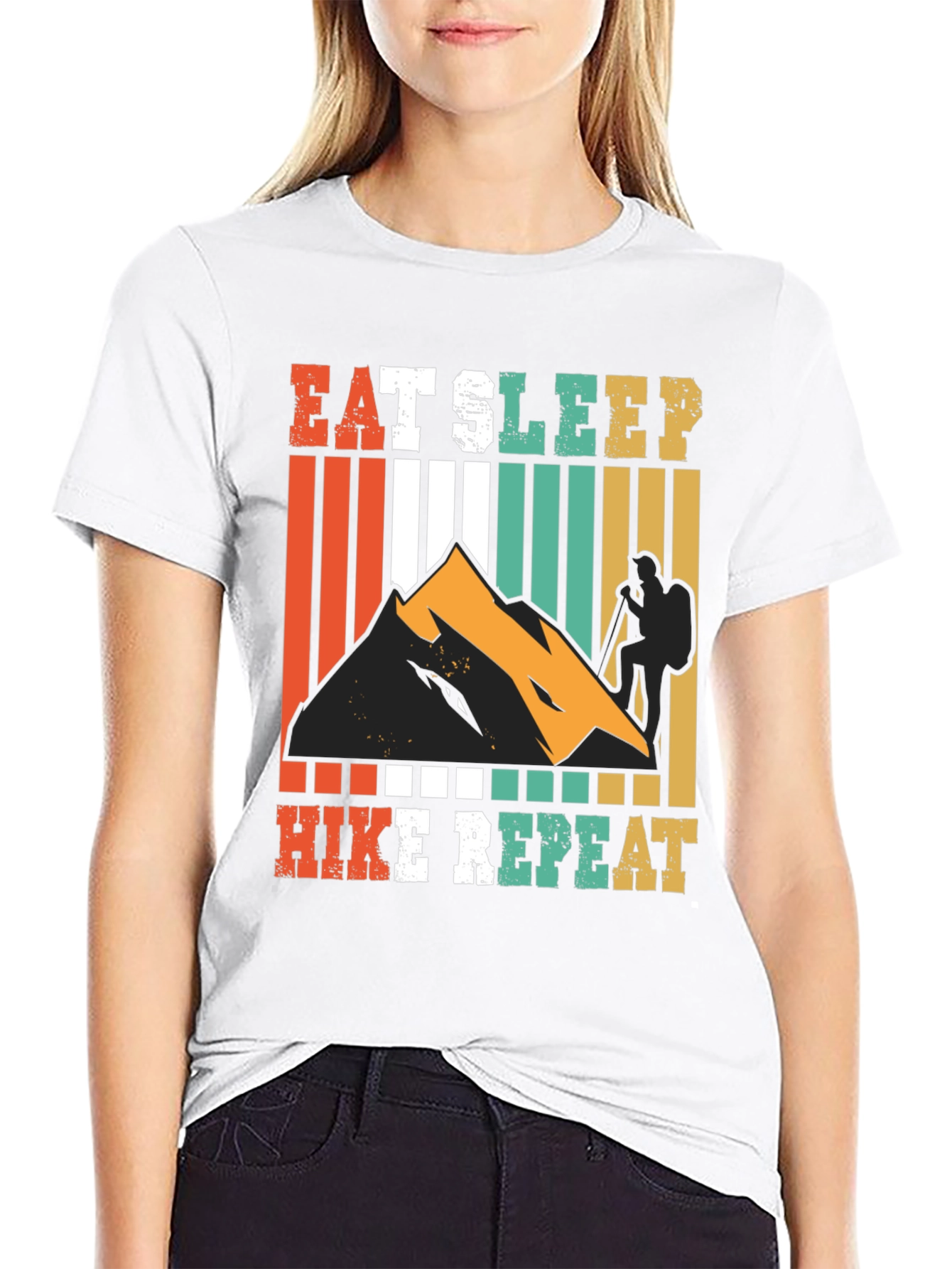 Eat Sleep Hike Repeat Graphic Tee