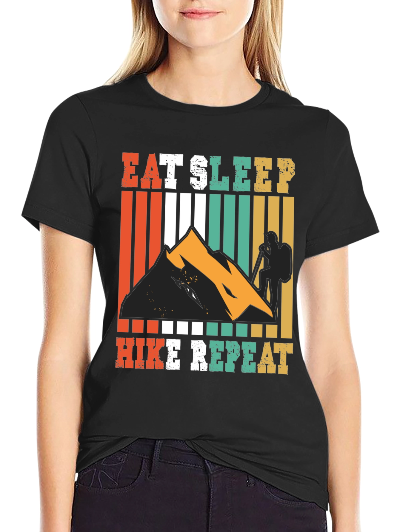 Eat Sleep Hike Repeat Graphic Tee