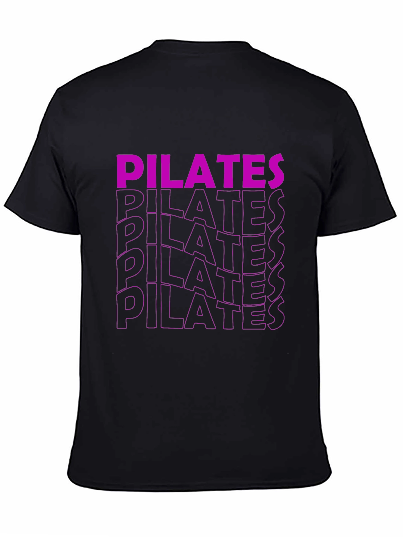 Pilates Graphic Tee - Black