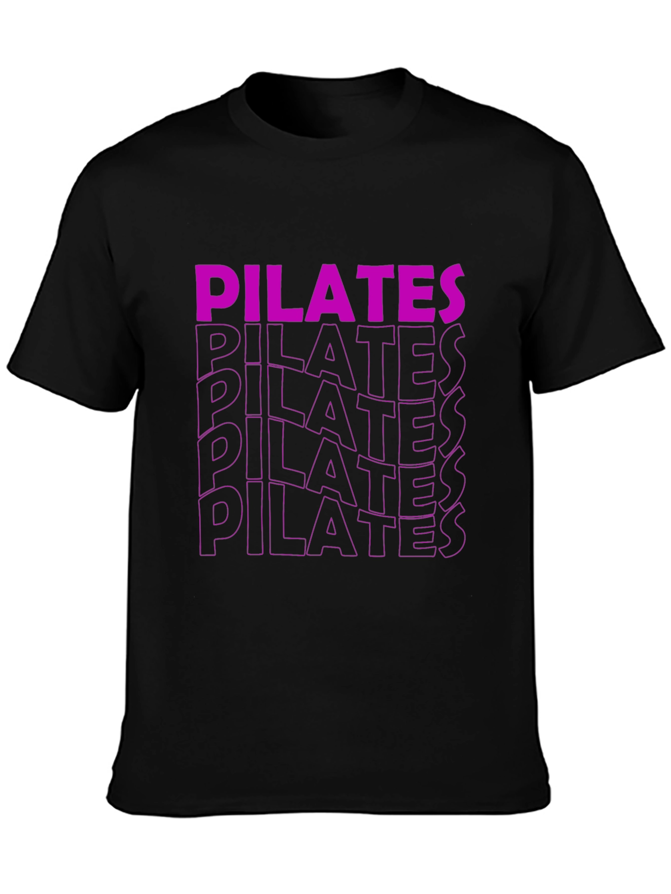 Pilates Graphic Tee - Black